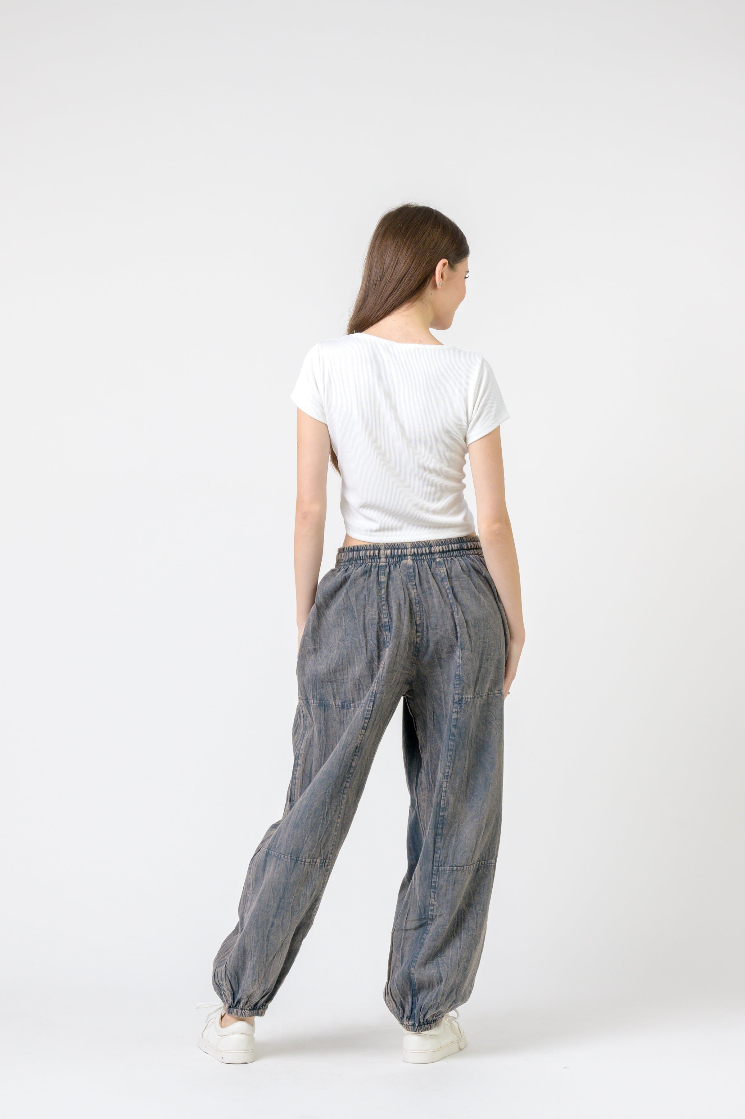 Tie-Front Yoga Pants