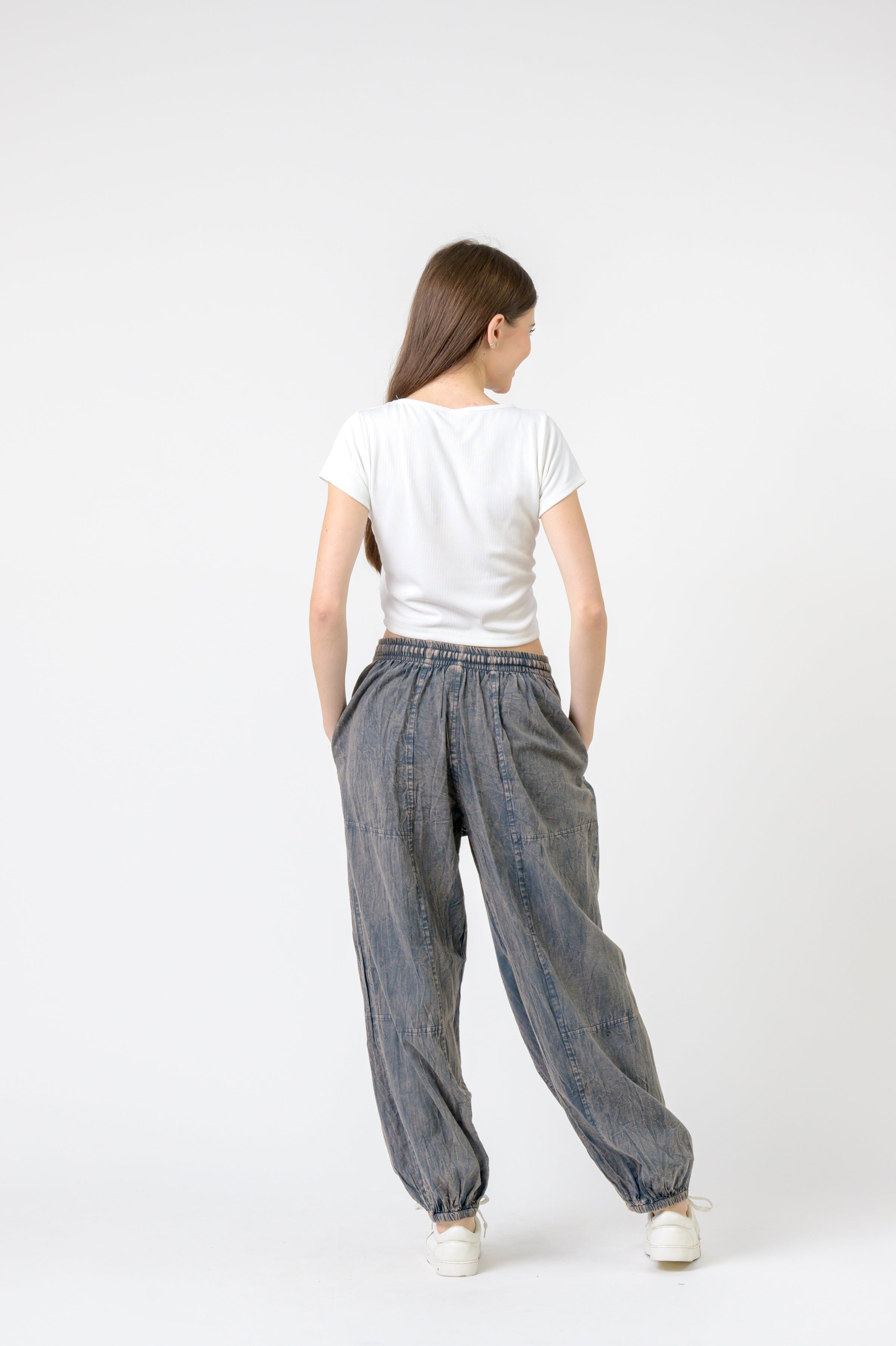 Tie-Front Yoga Pants