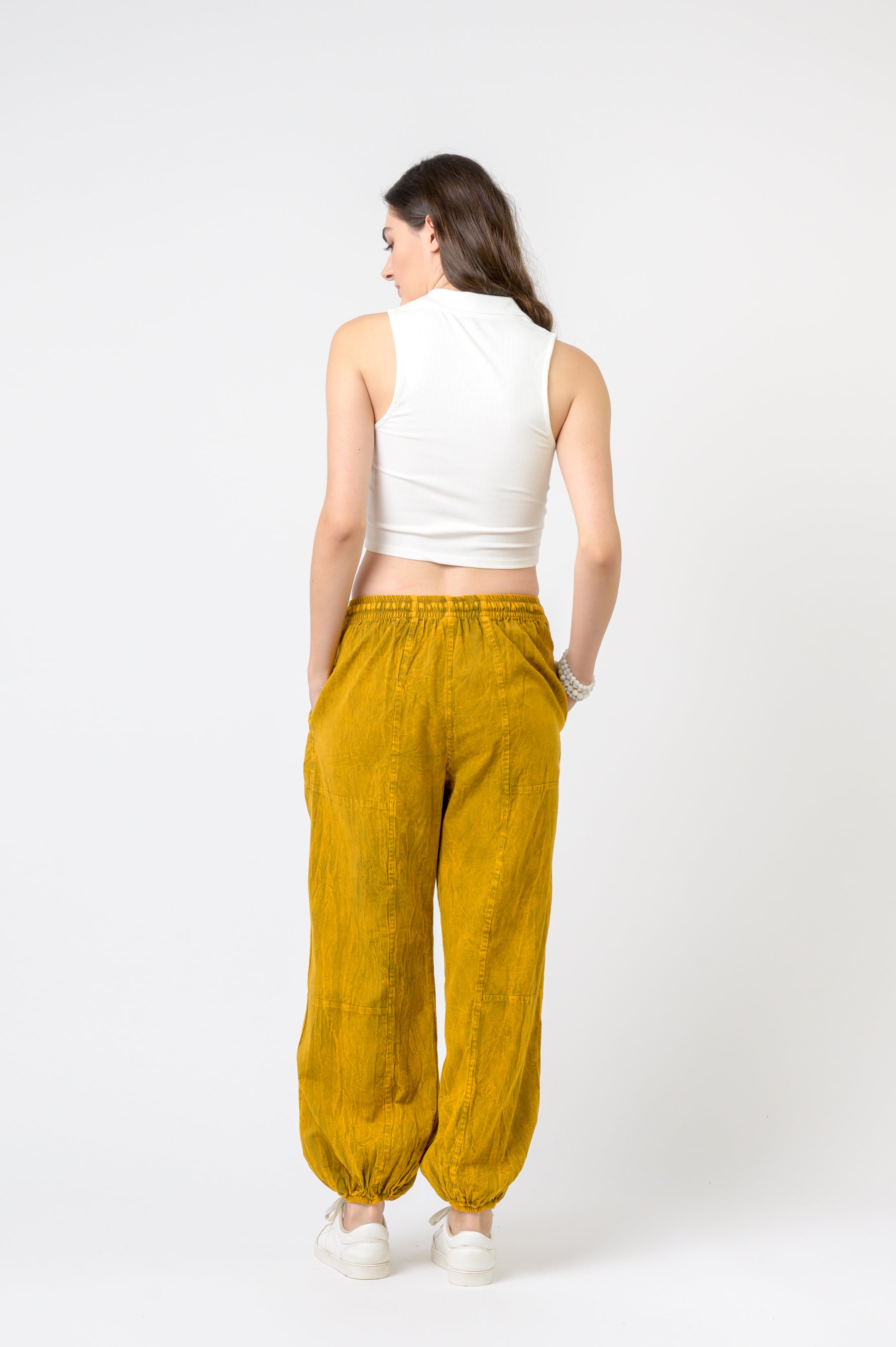 Tie-Front Yoga Pants