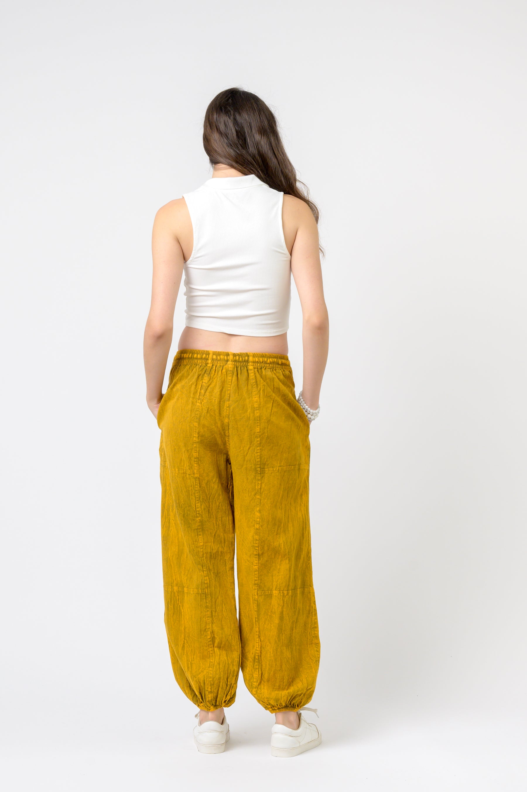 Tie-Front Yoga Pants