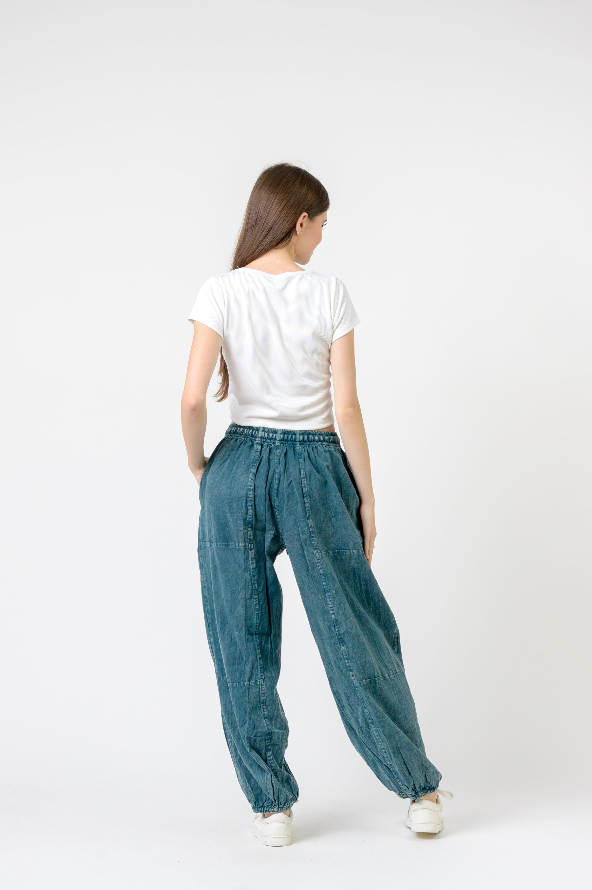 Tie-Front Yoga Pants