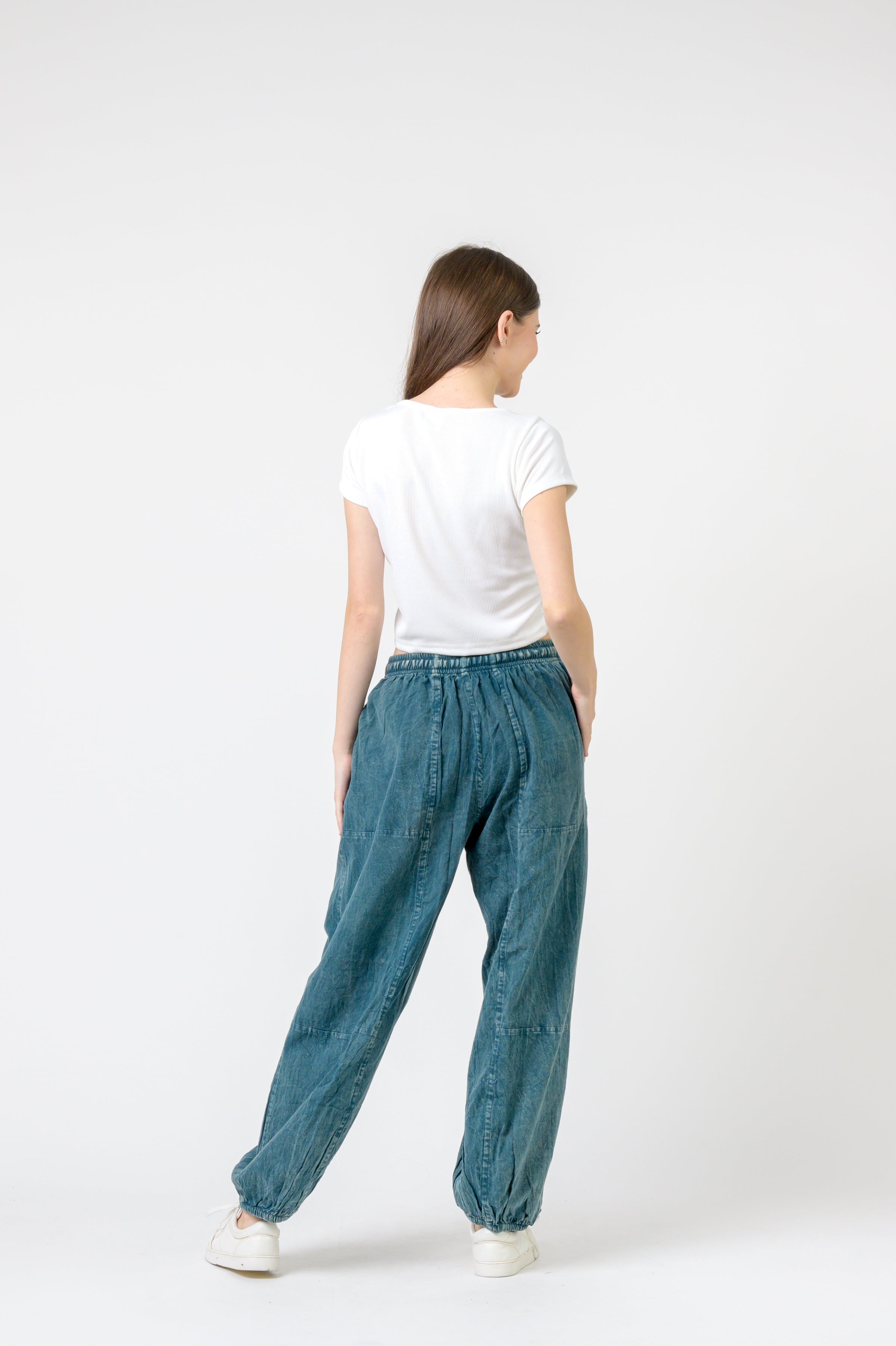 Tie-Front Yoga Pants