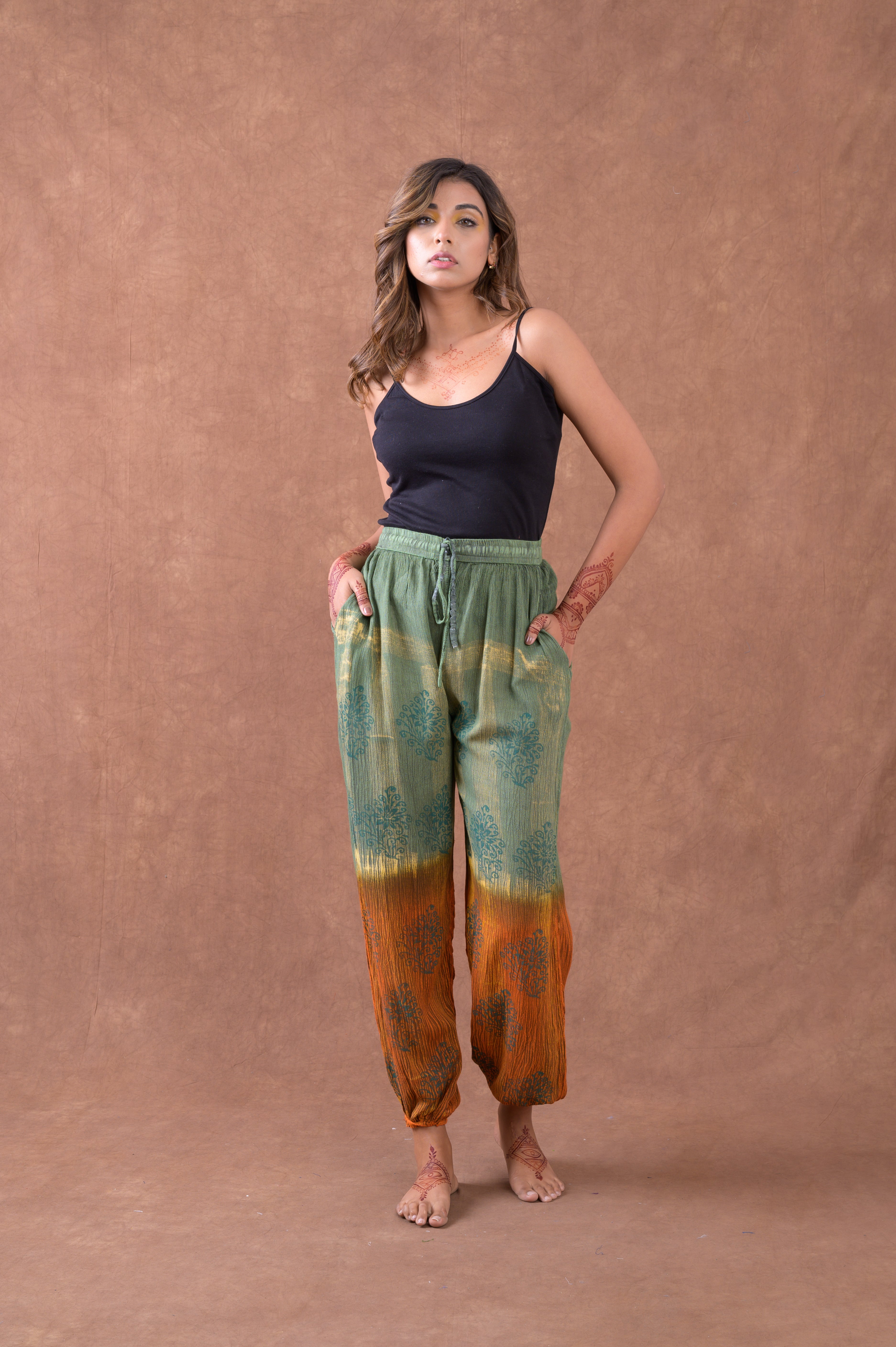 Rhea Pattern Print Pants