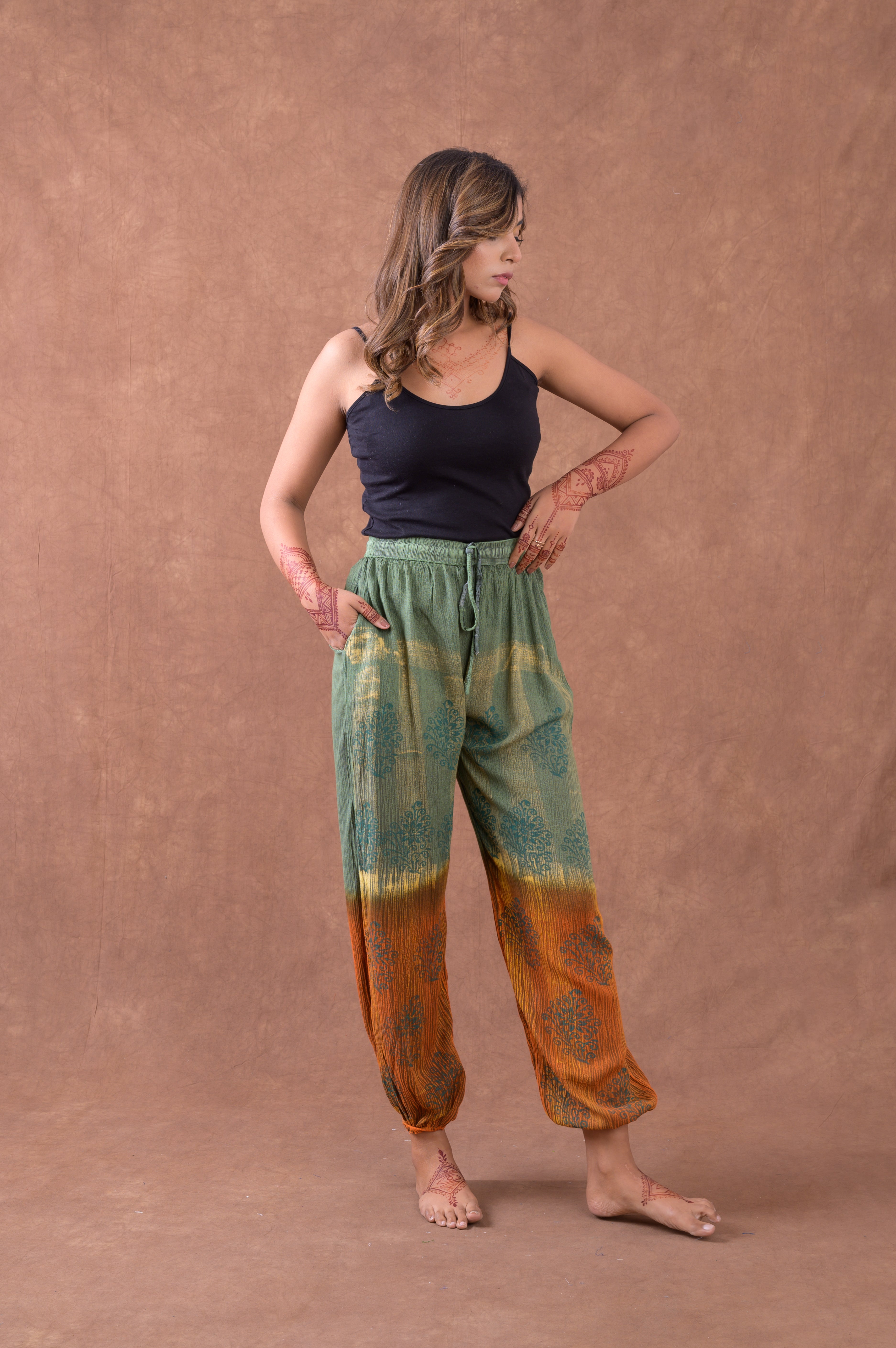 Rhea Pattern Print Pants