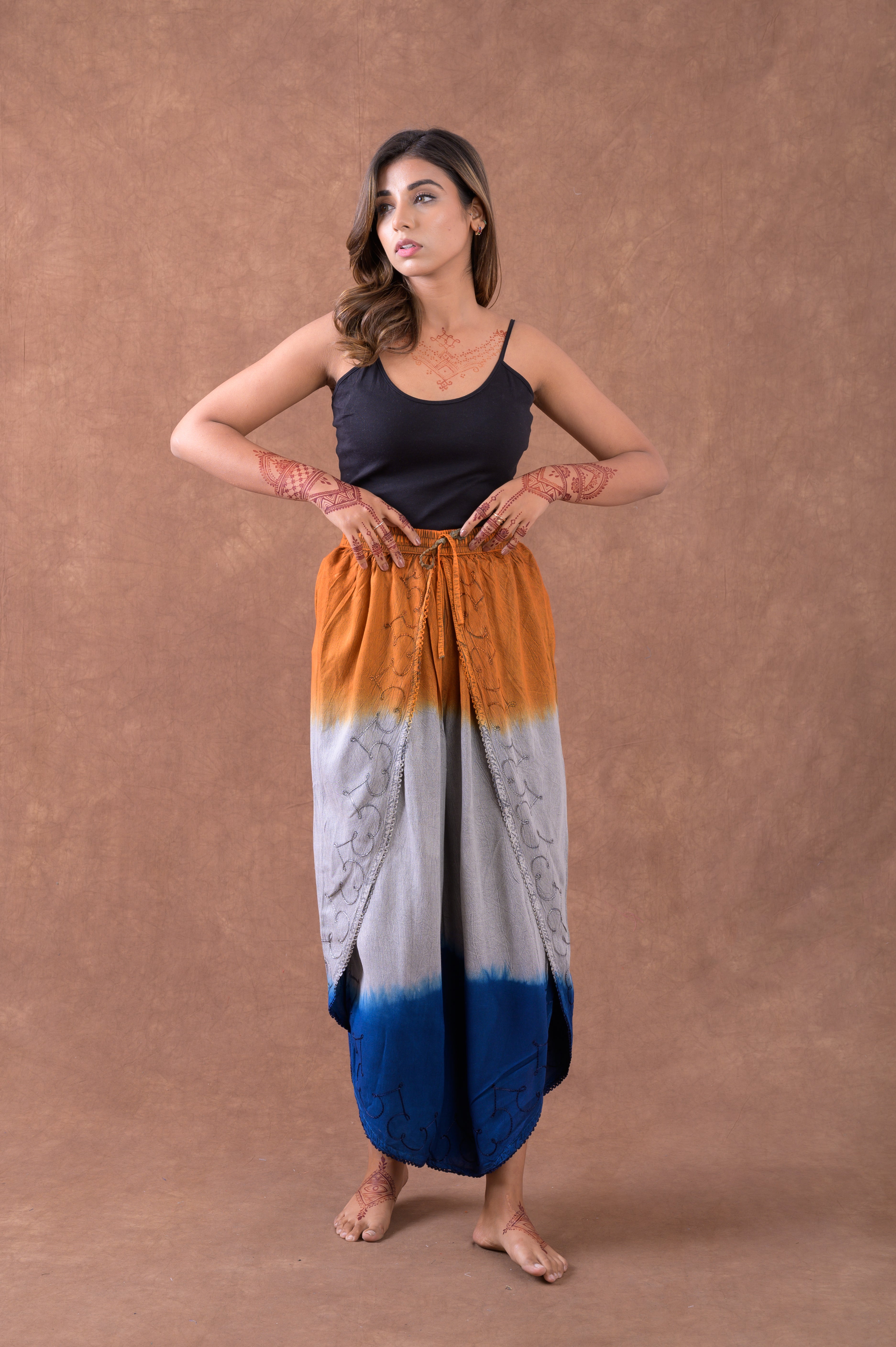 Rhea Pattern Print Pants