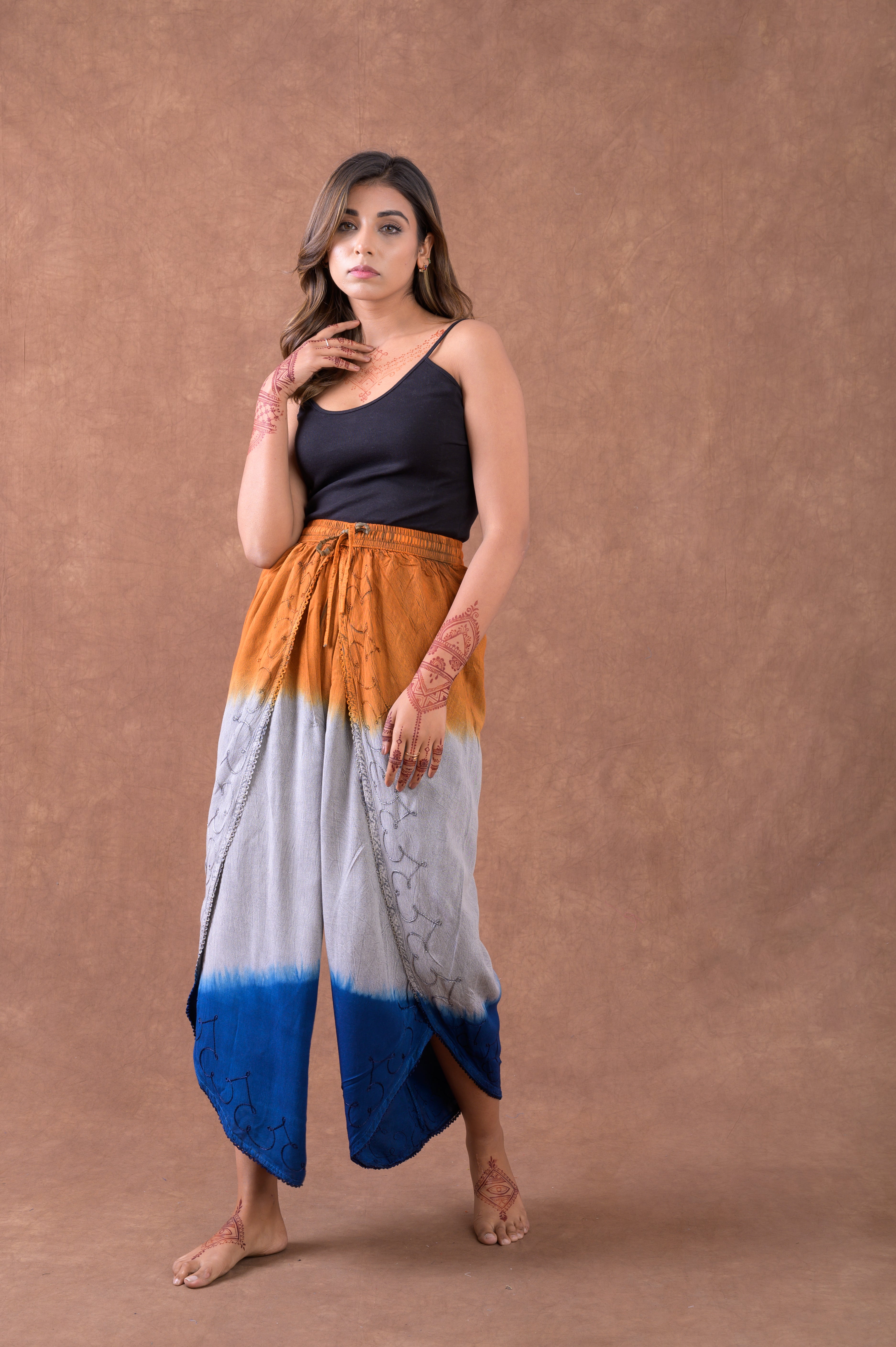 Rhea Pattern Print Pants