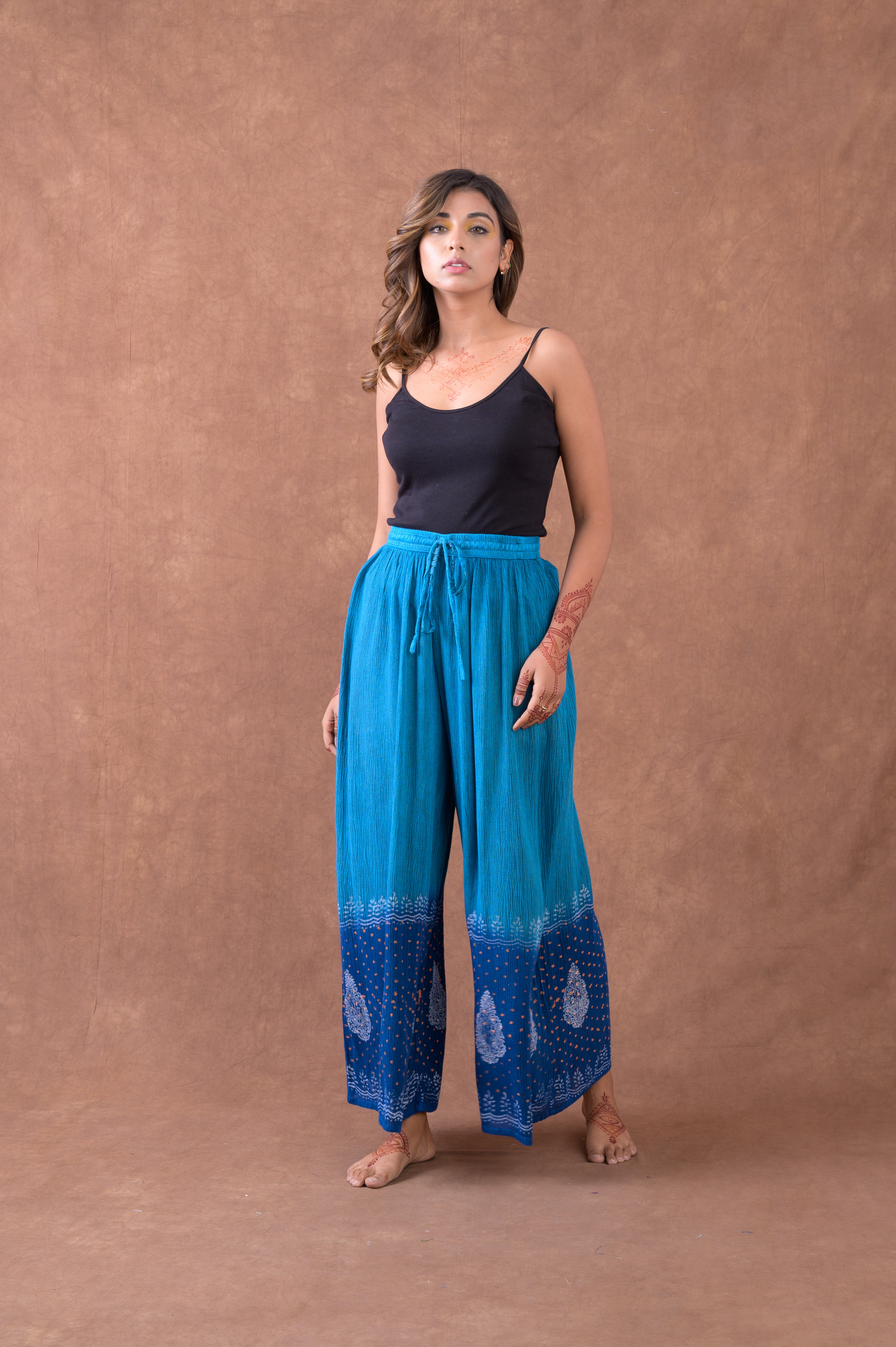 Rhea Pattern Print Pants