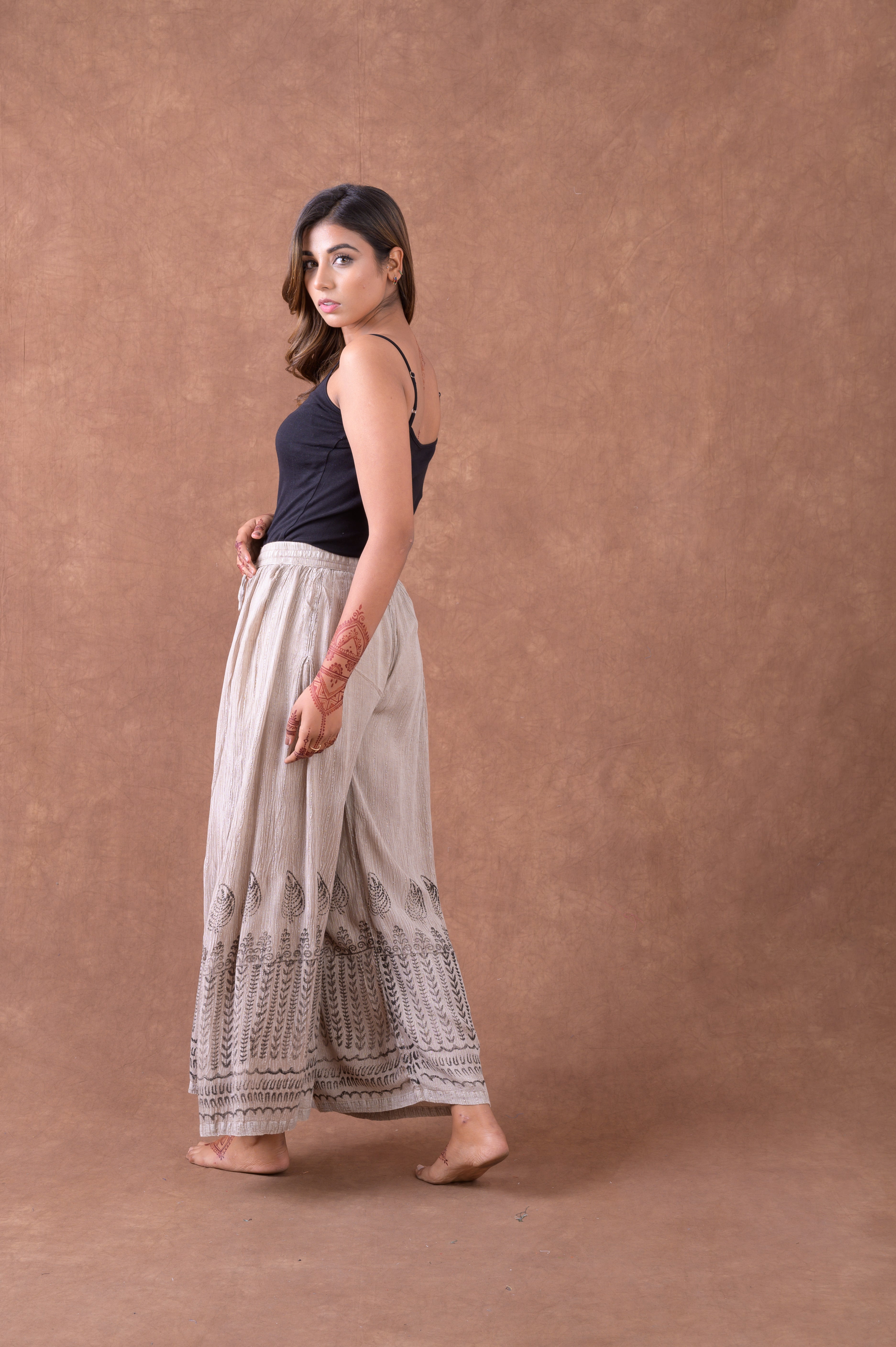 Rhea Pattern Print Pants