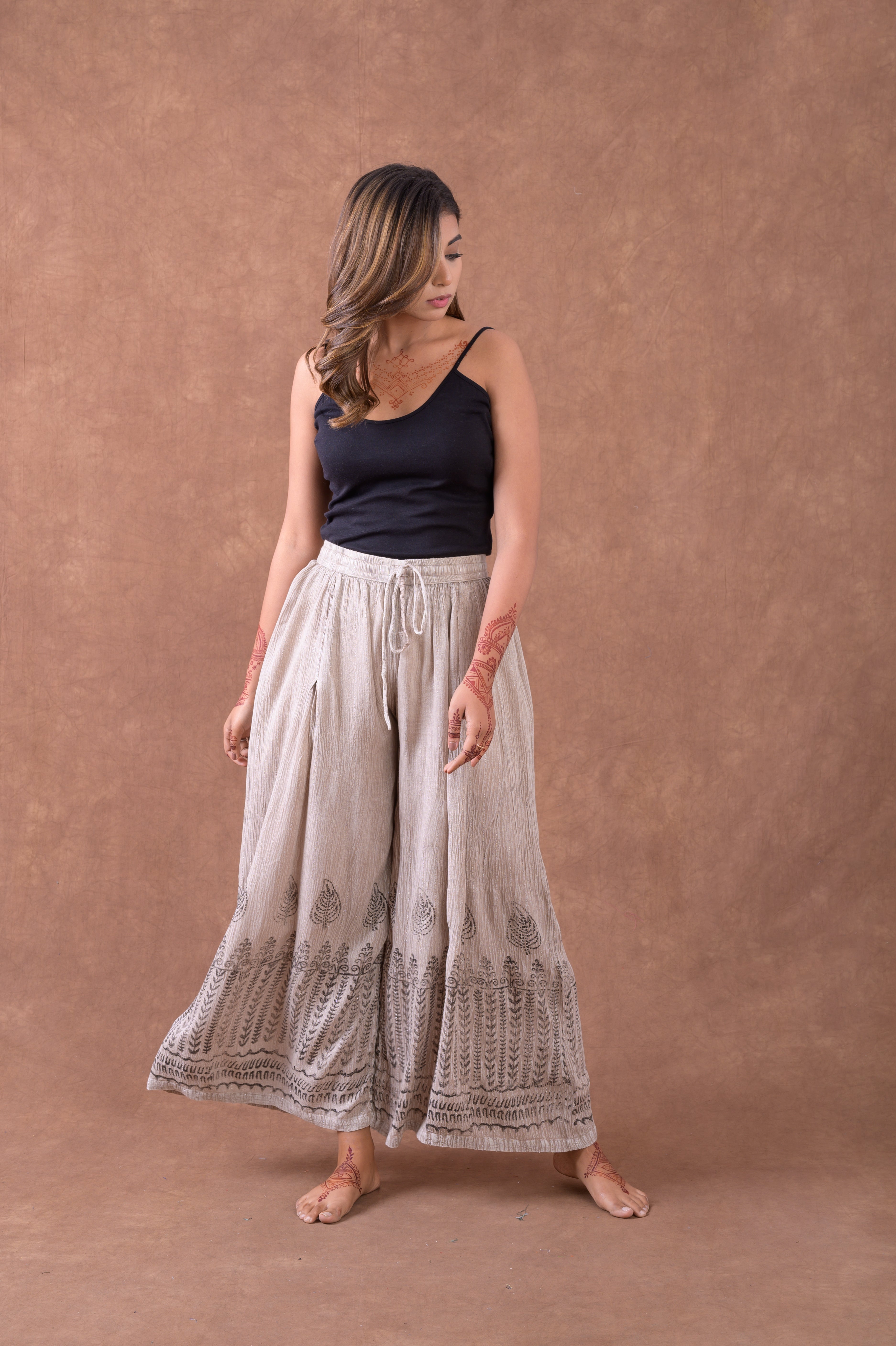 Rhea Pattern Print Pants
