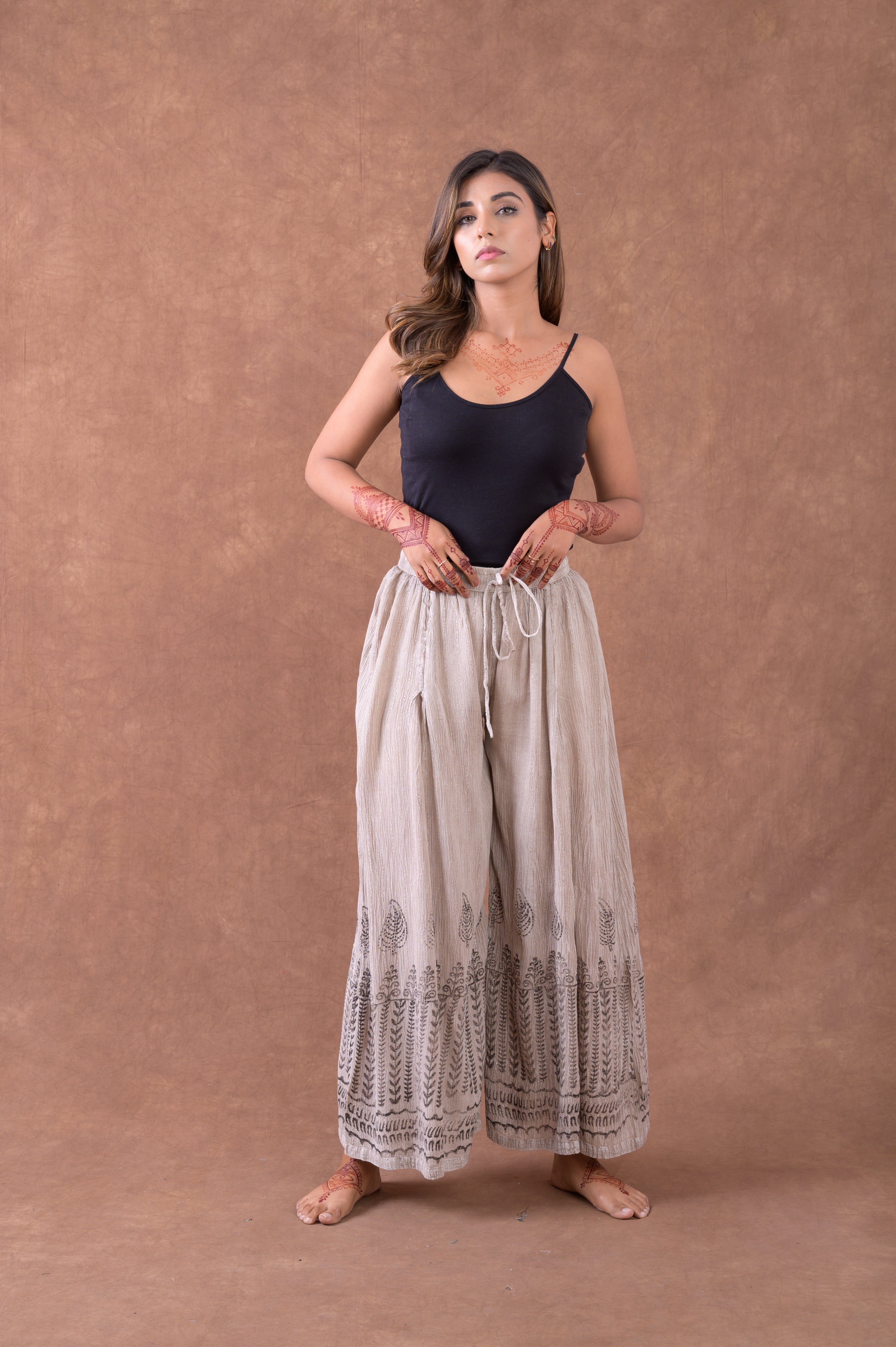 Rhea Pattern Print Pants
