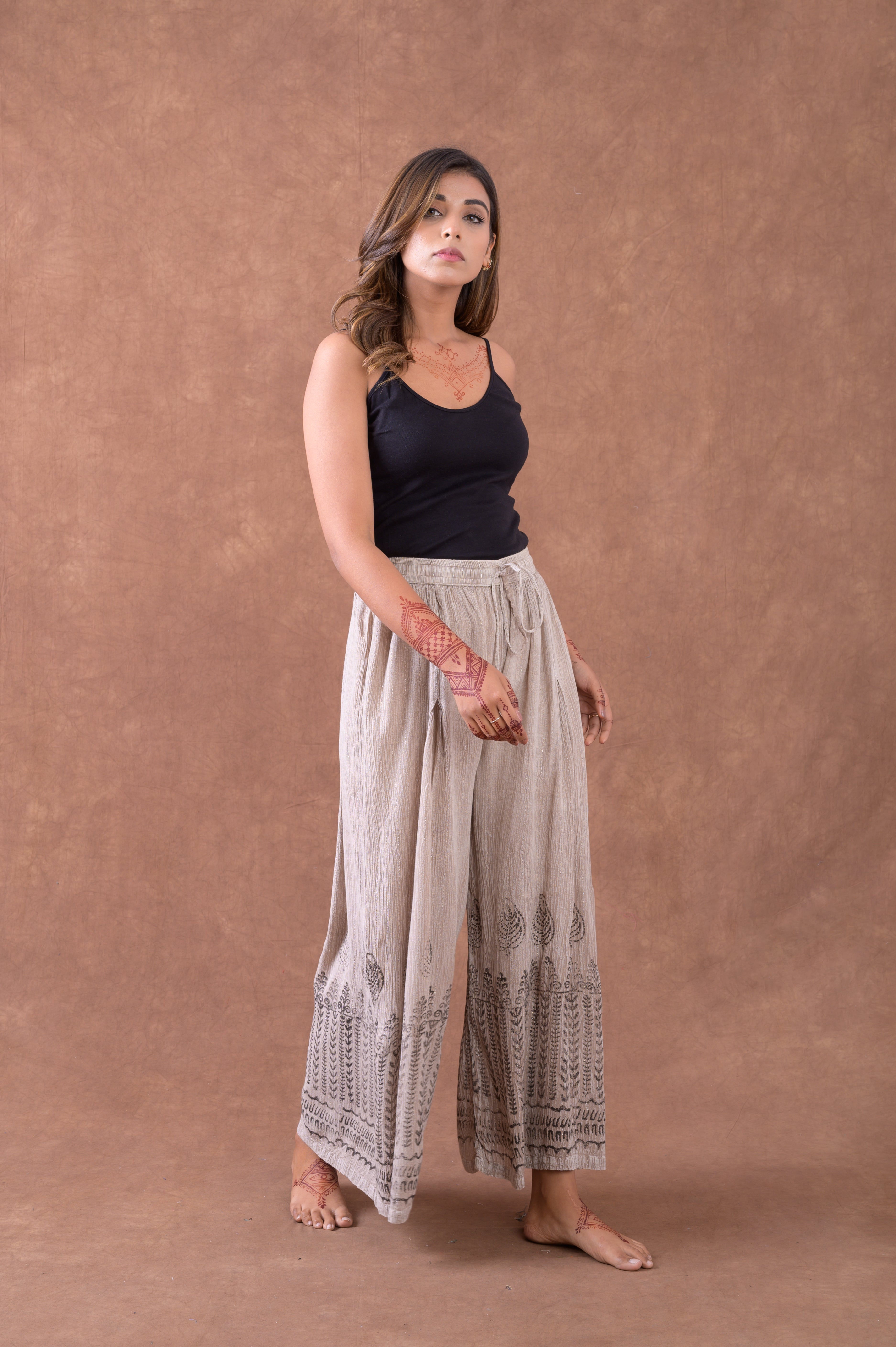Rhea Pattern Print Pants
