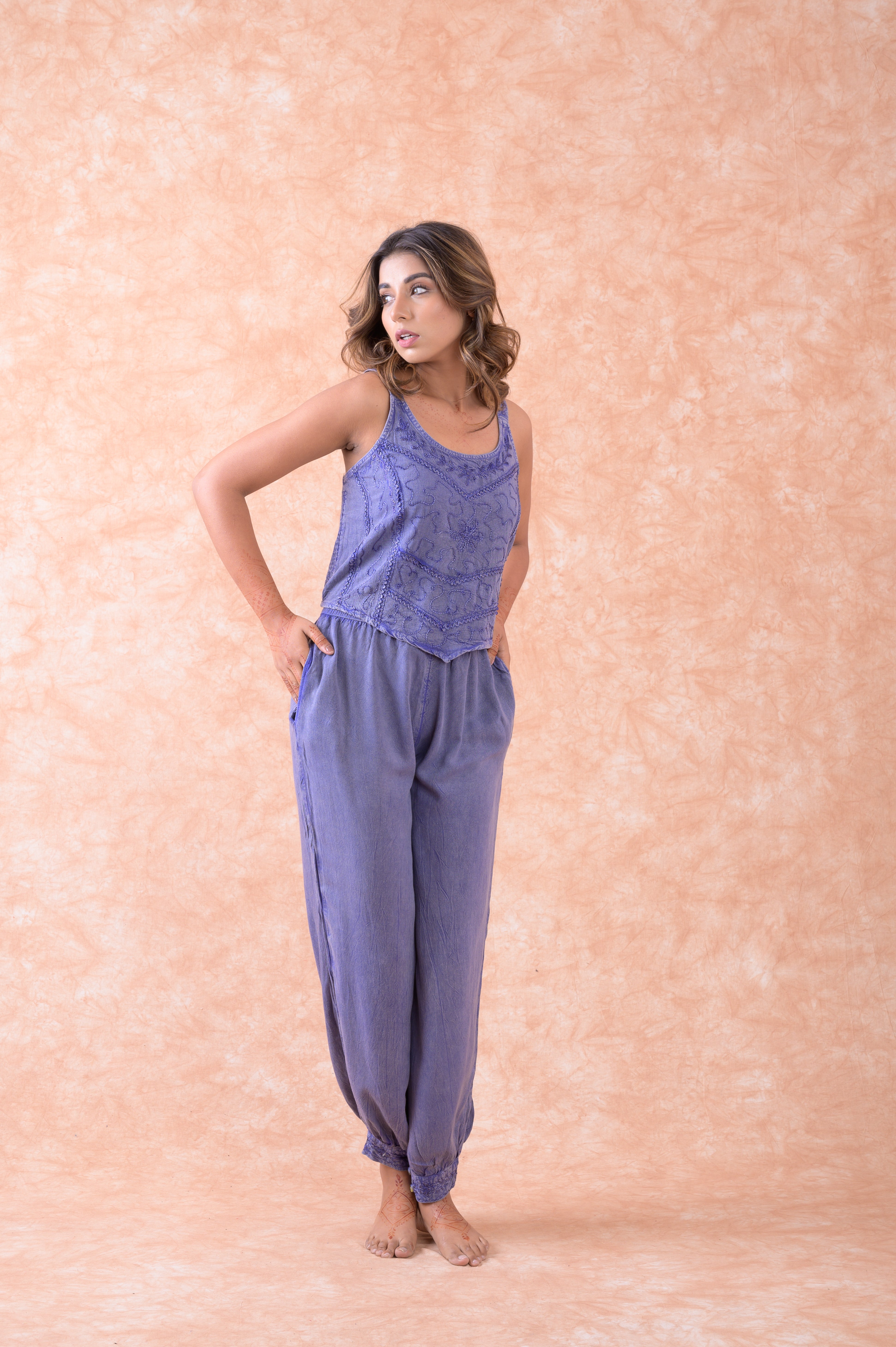 Tie Front Harem Pants