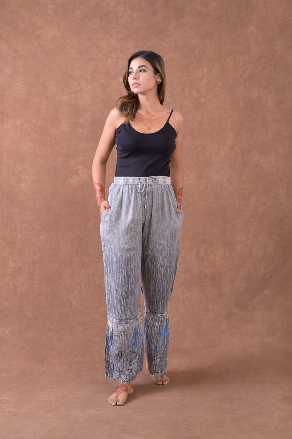 Tie Front Flowing Pants