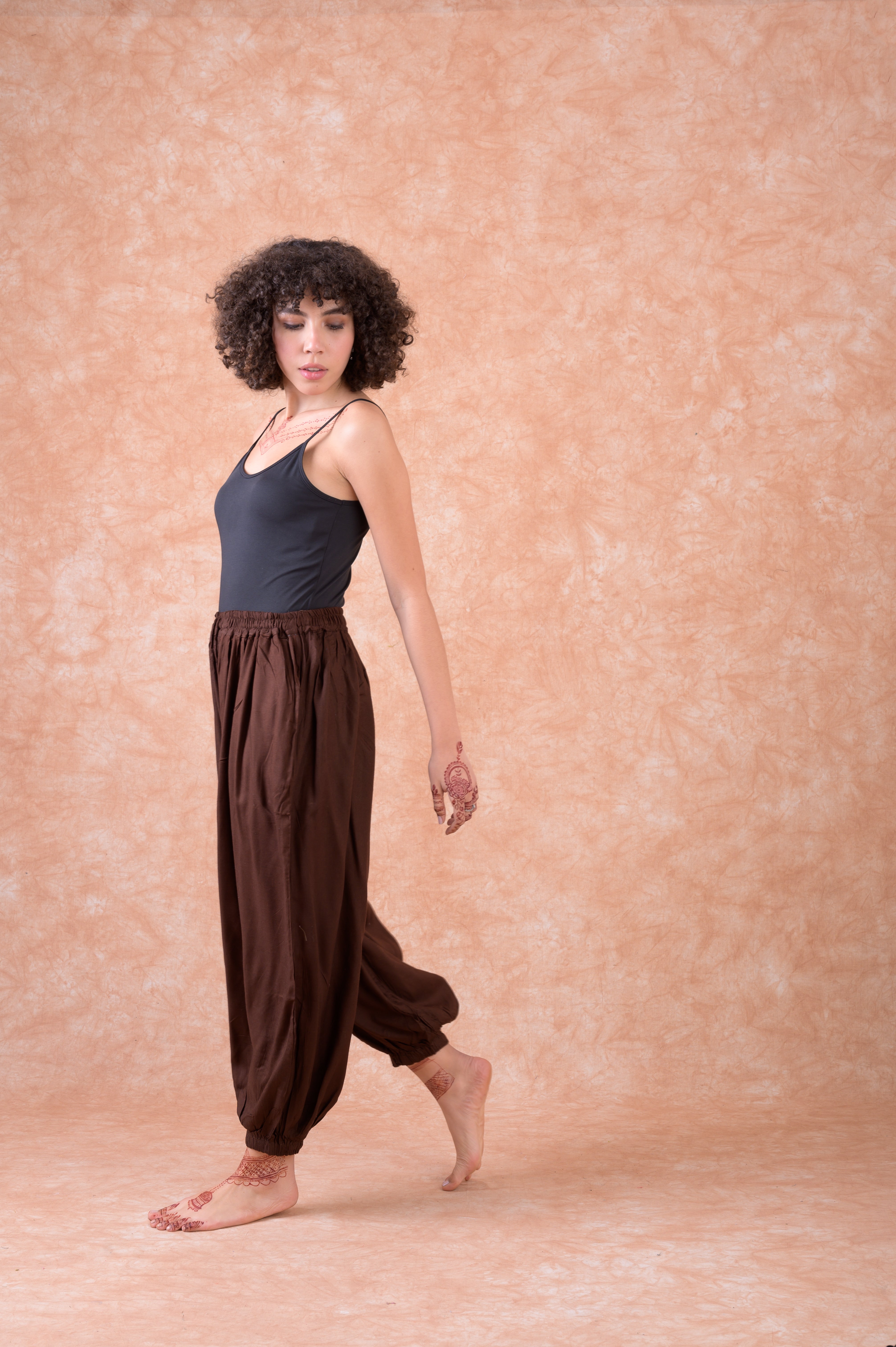 Tie Front Harem Pants