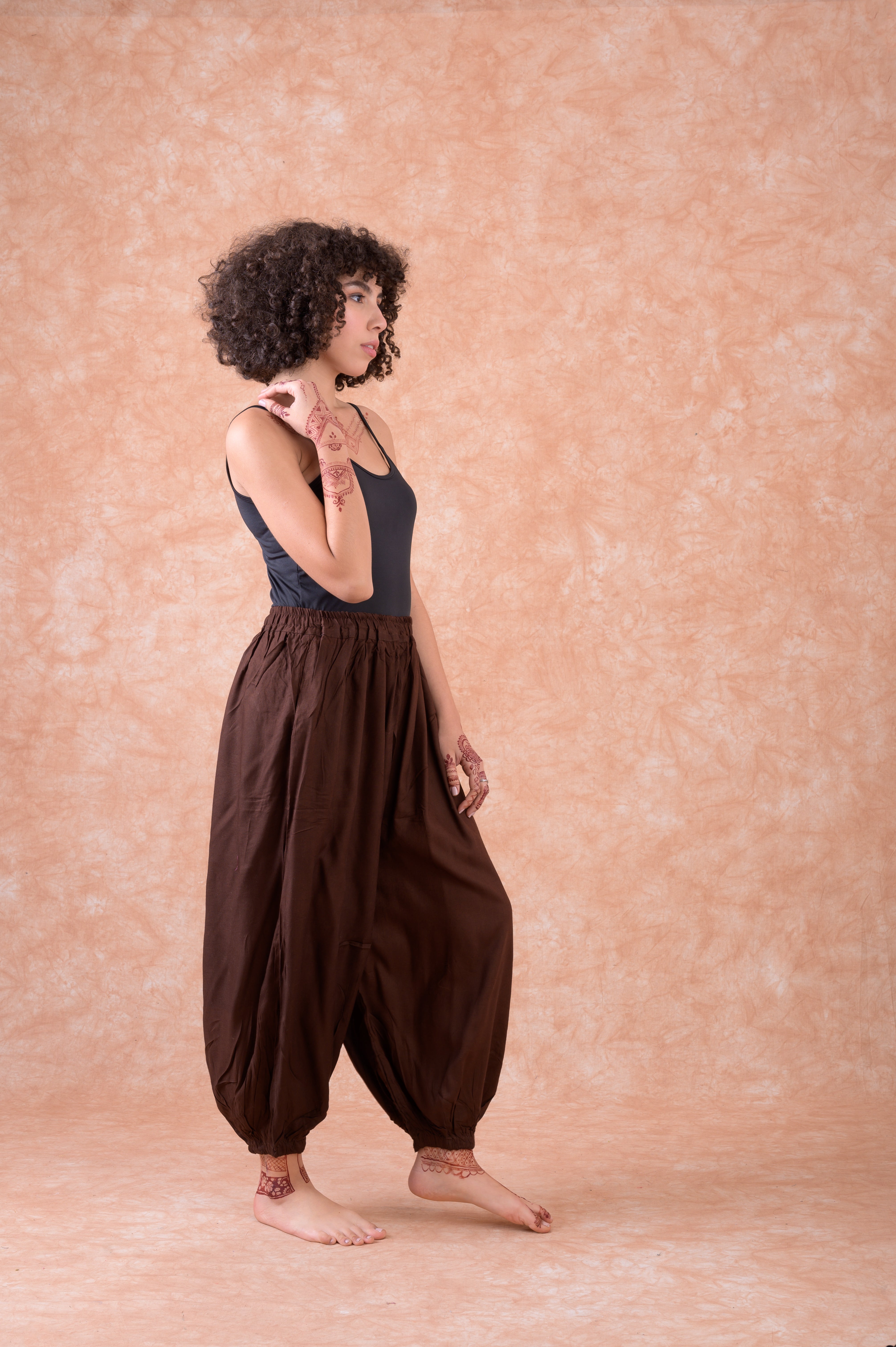 Tie Front Harem Pants