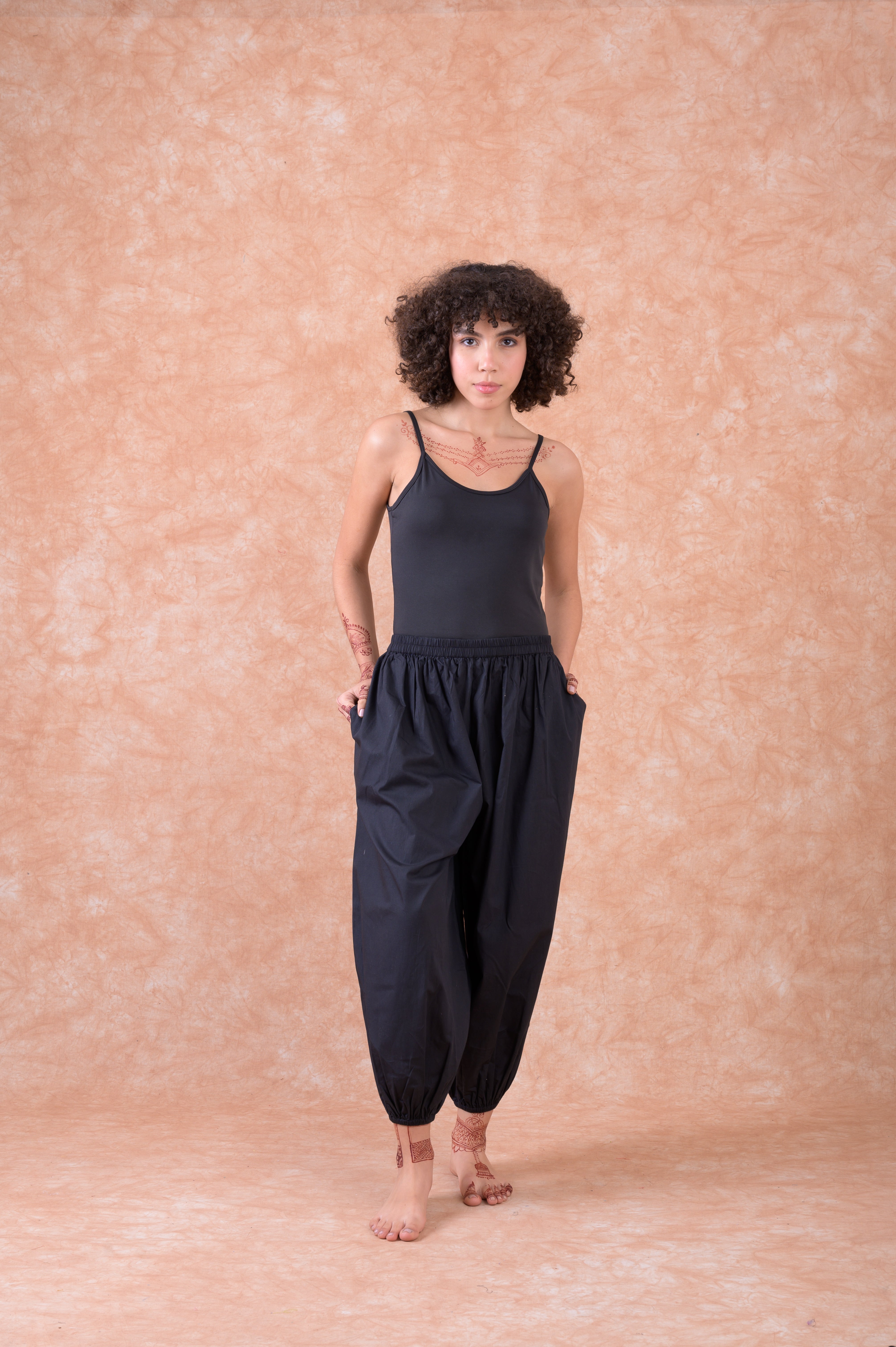 Tie Front Harem Pants