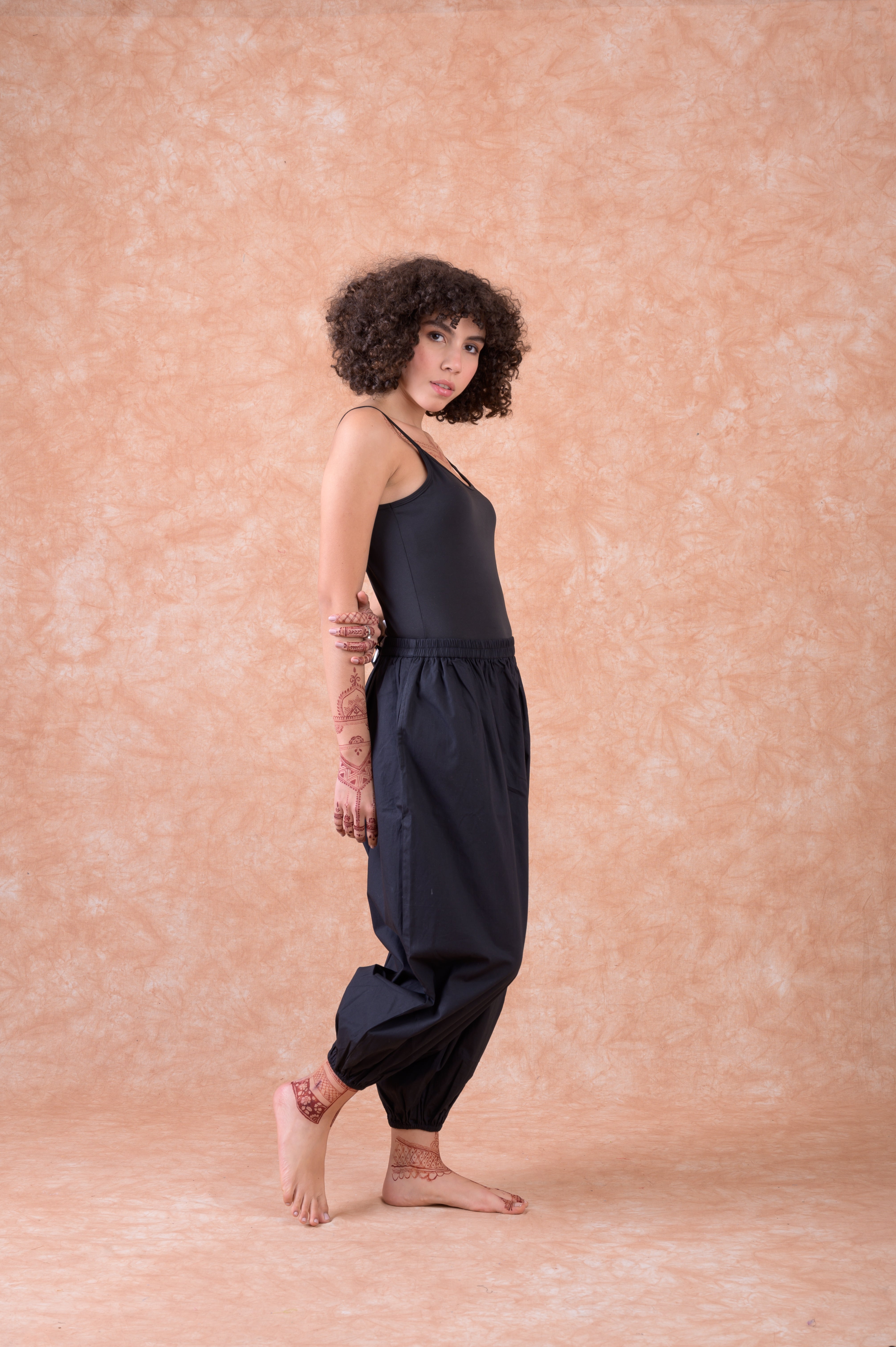 Tie Front Harem Pants