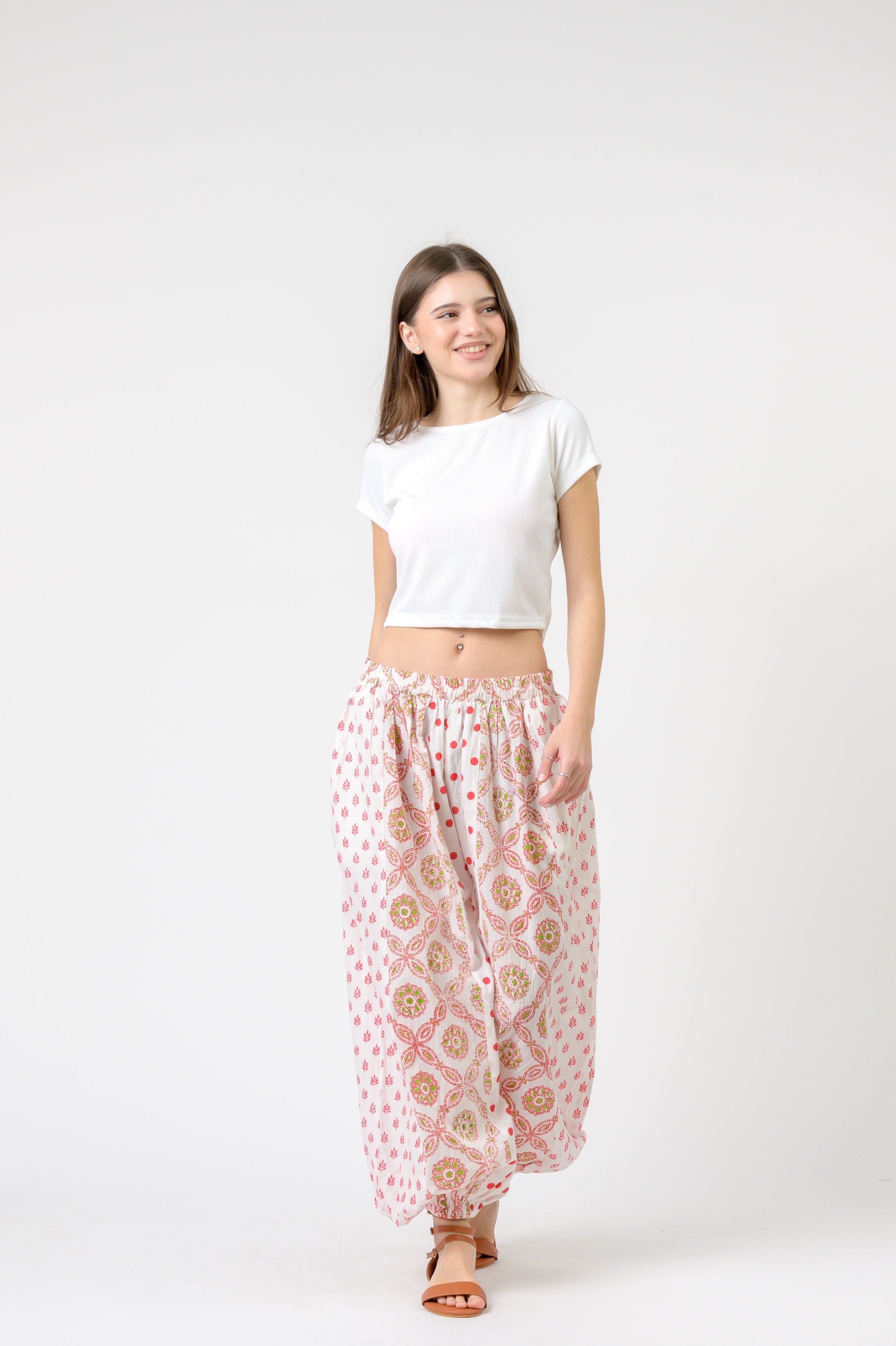 Side Panel Harem Pants