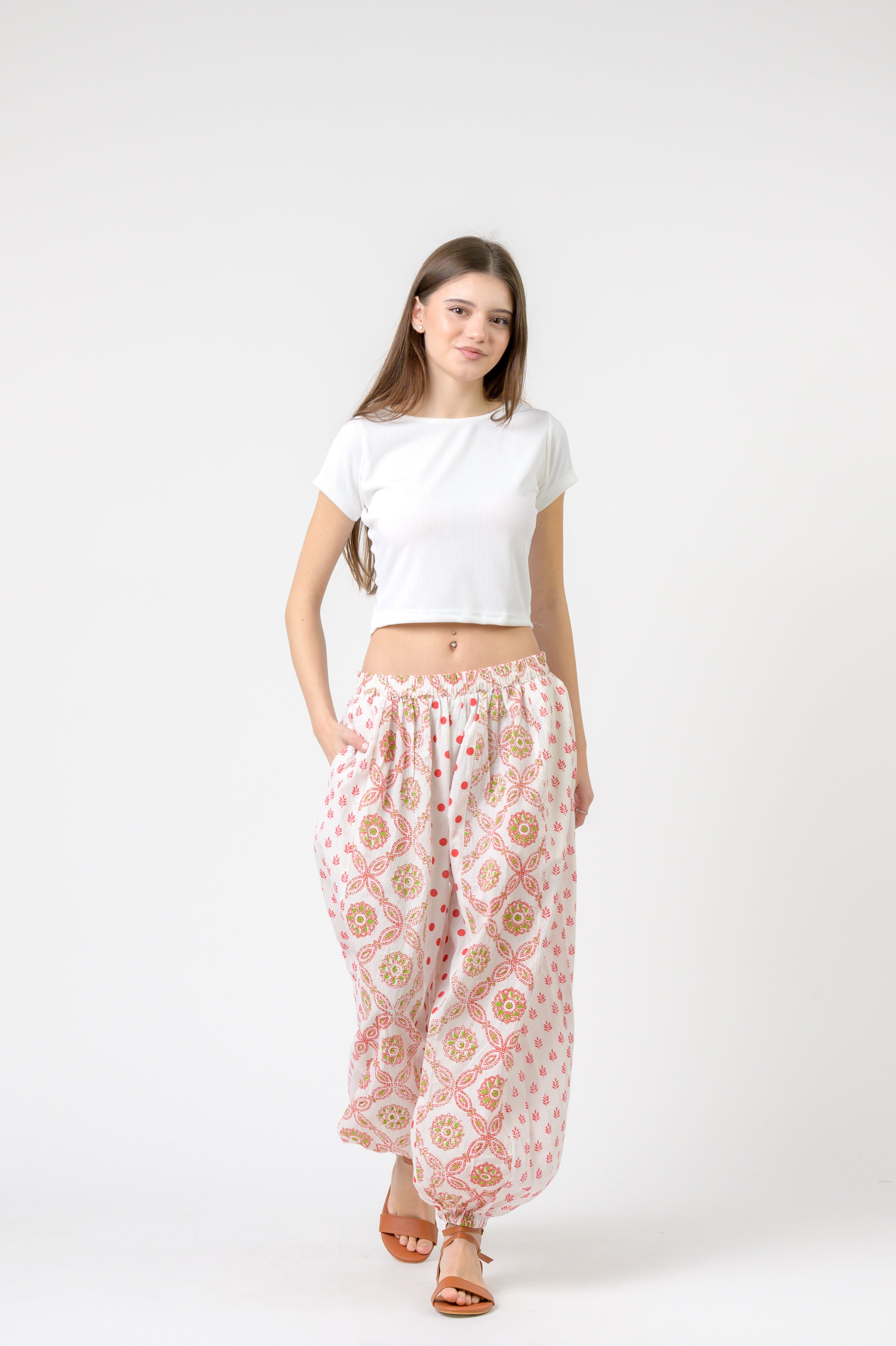 Side Panel Harem Pants