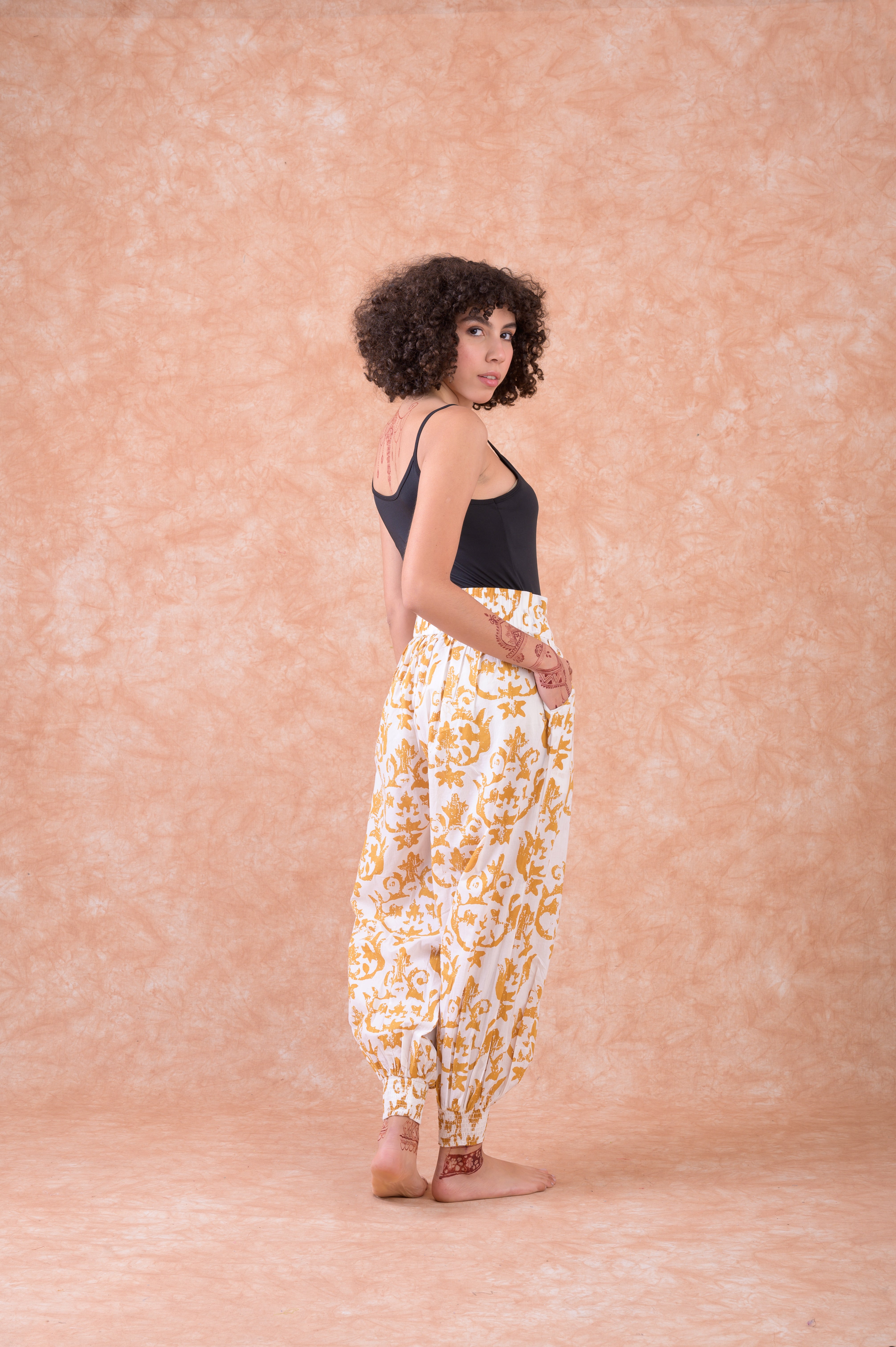 Analina Print Harem Pants