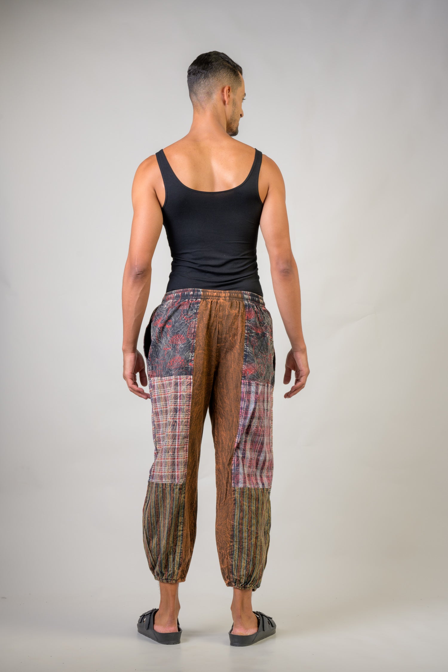 Cotton Tai-Dai Trouser - Green