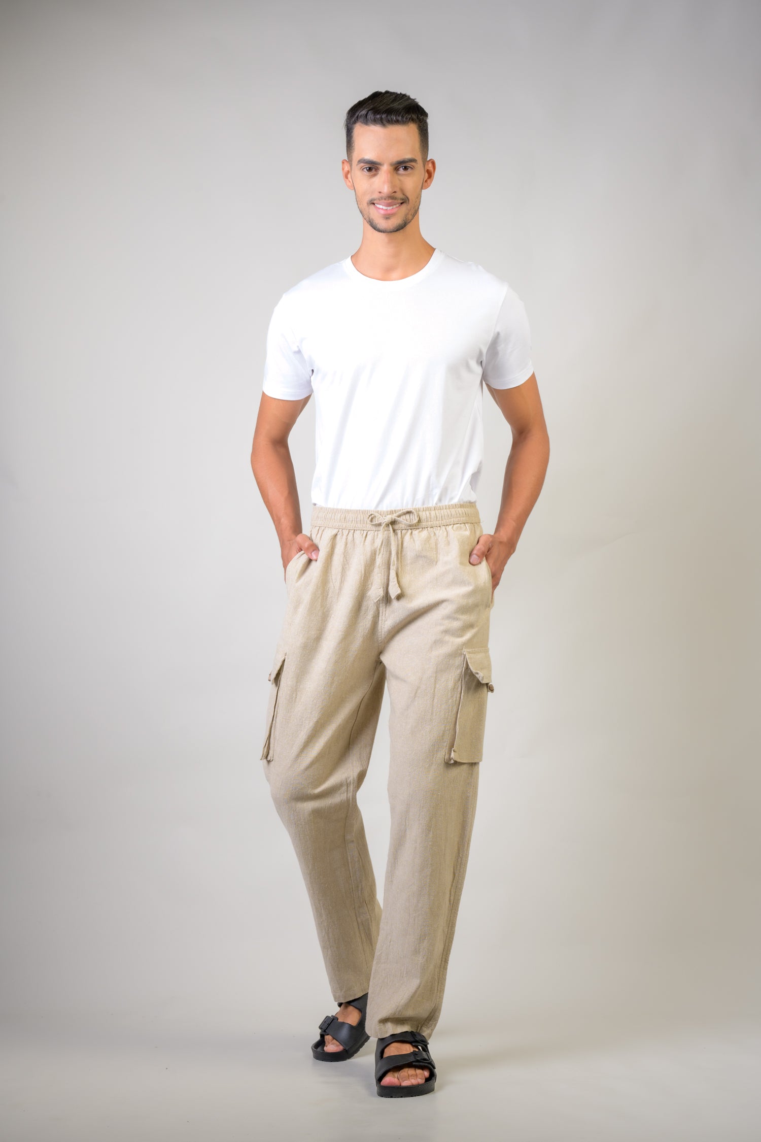 Solid Cargo Trouser - Hemp