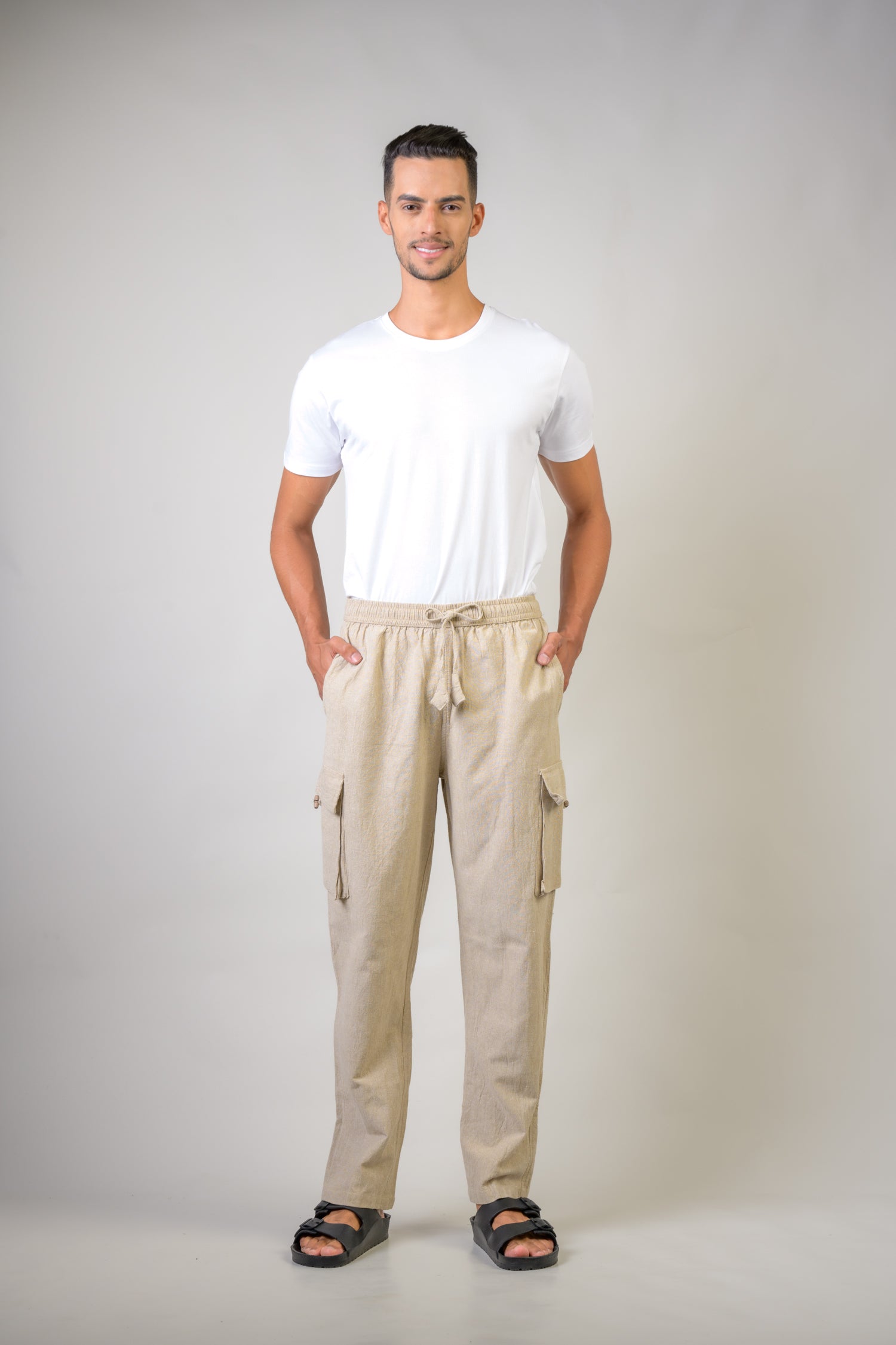 Solid Cargo Trouser - Hemp