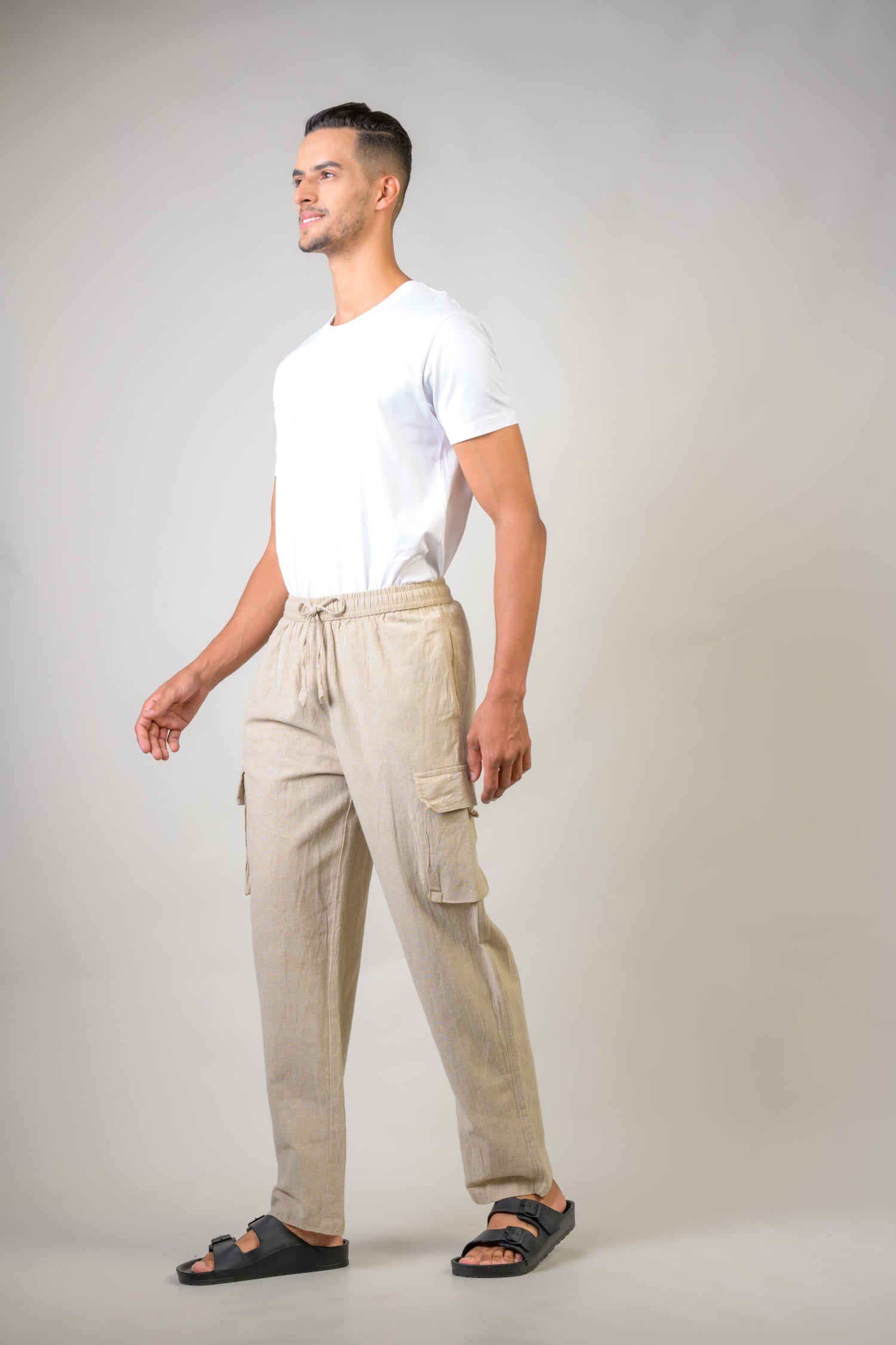 Solid Cargo Trouser - Hemp