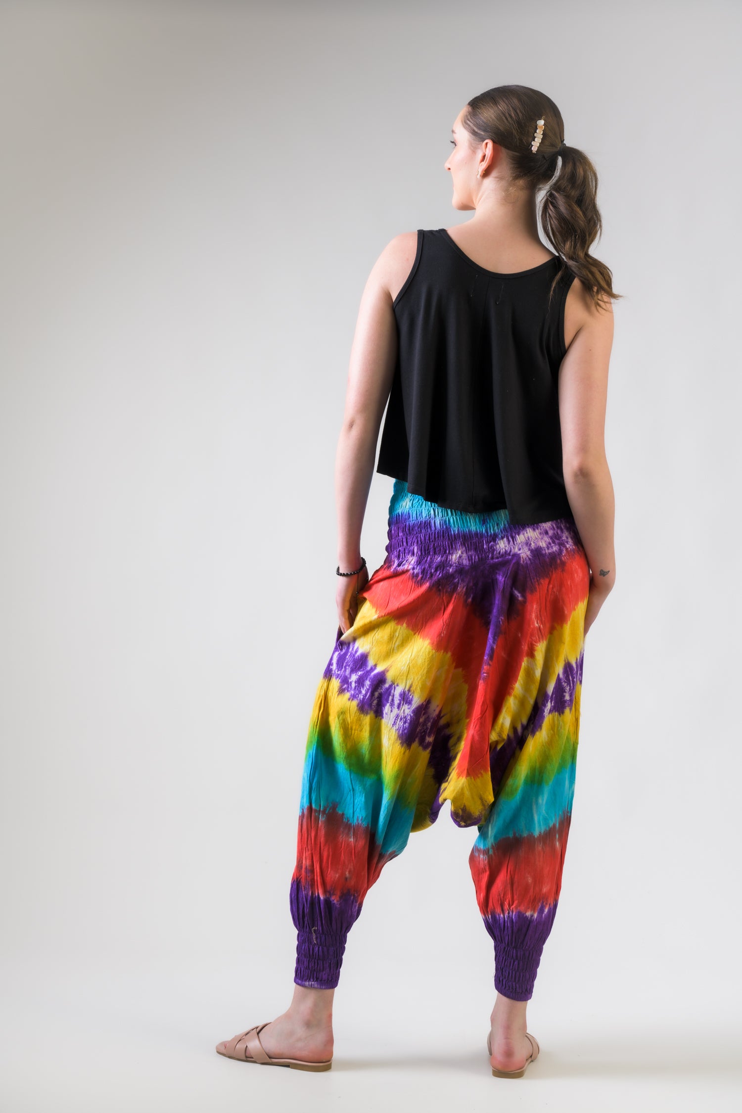 Comfy Harem Pants - Multicolor