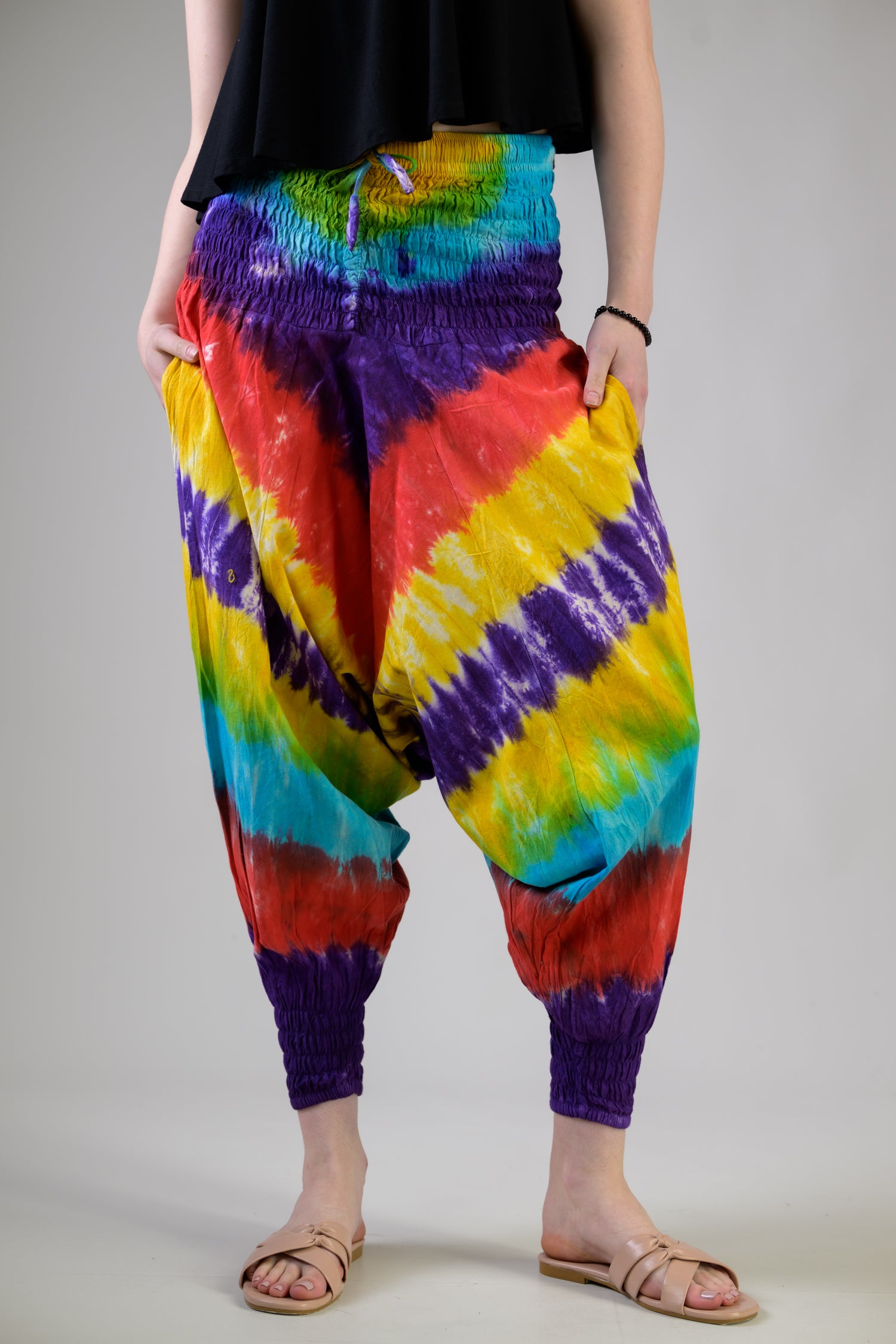 Comfy Harem Pants - Multicolor