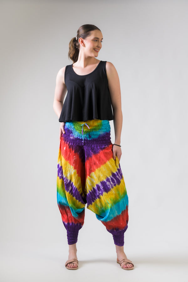 Comfy Harem Pants - Multicolor