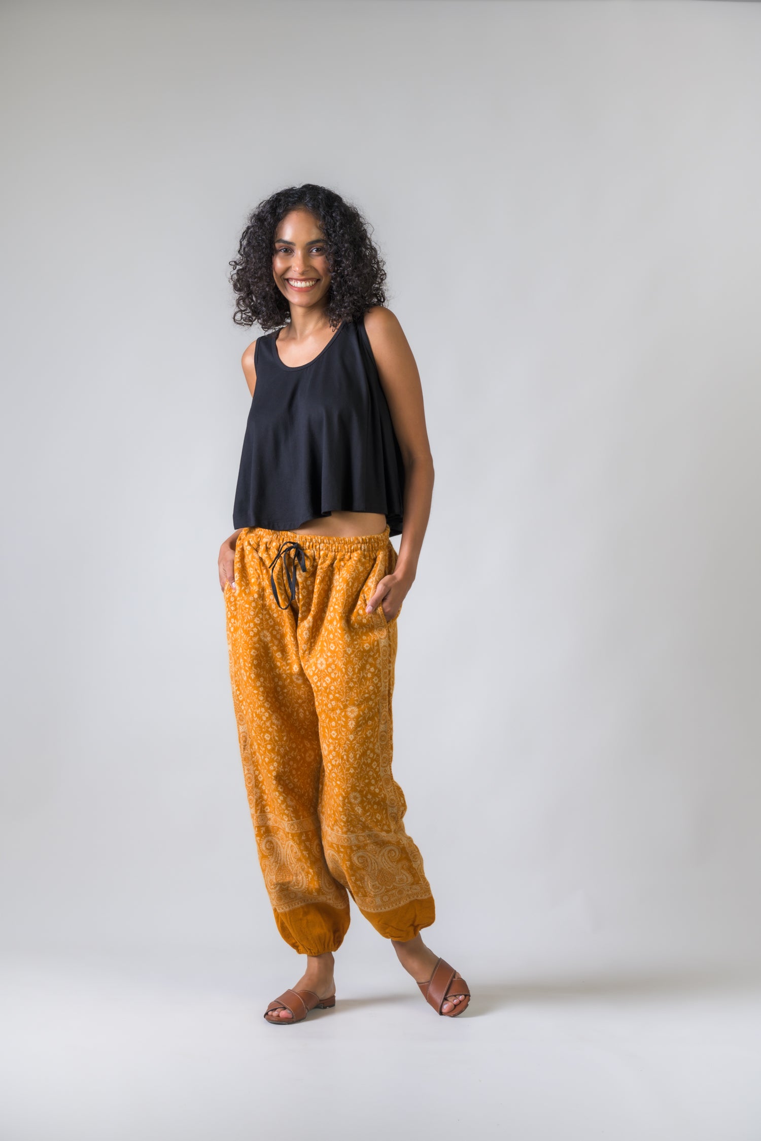 Rhea Playful Paisley Pants