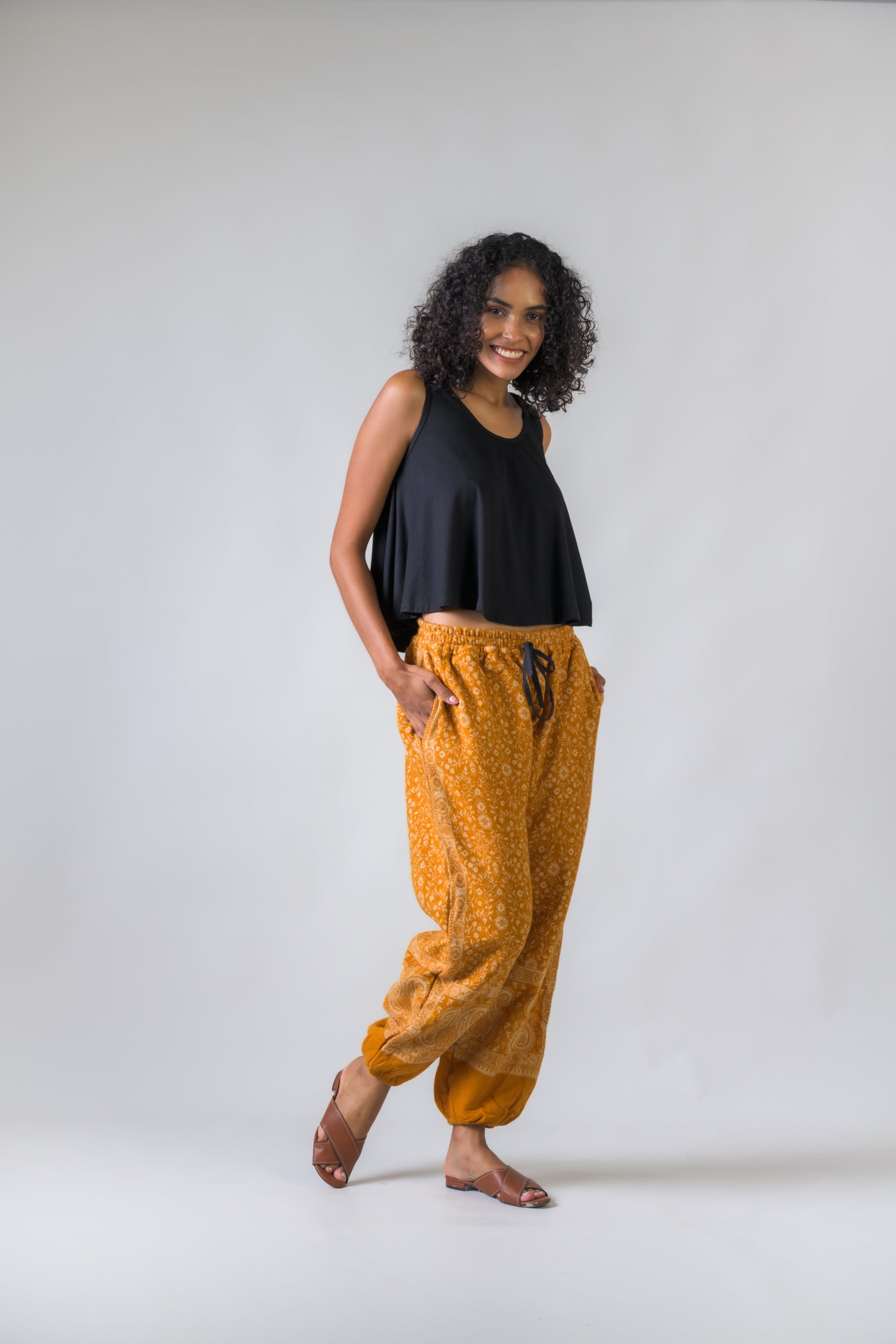 Rhea Playful Paisley Pants