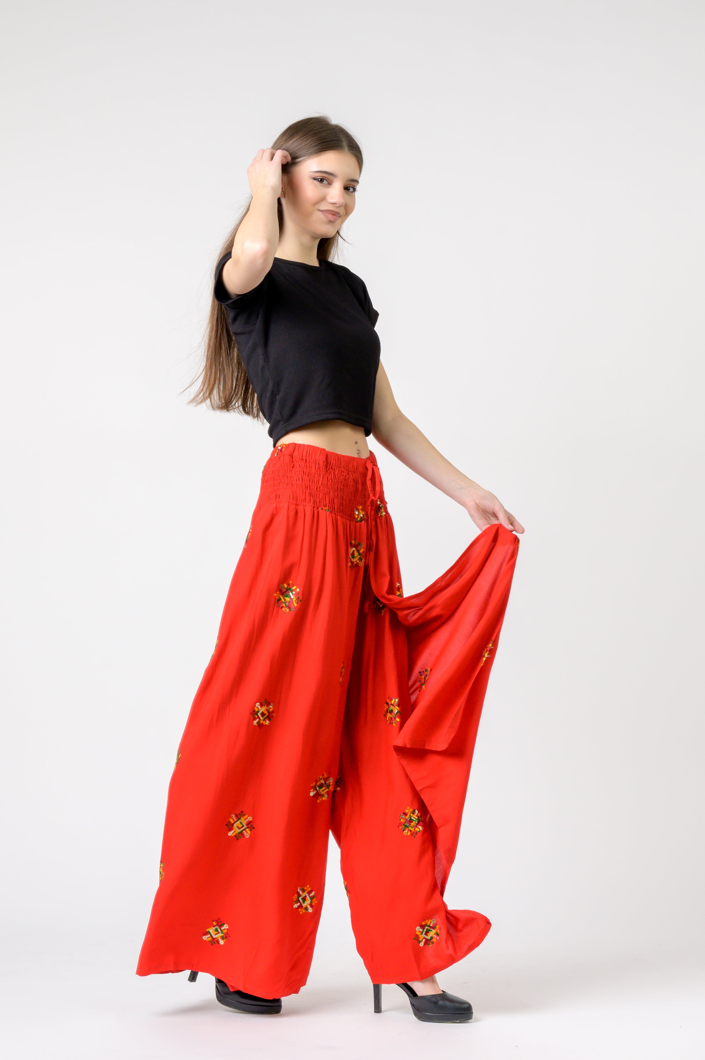Charlotte Pants - Red