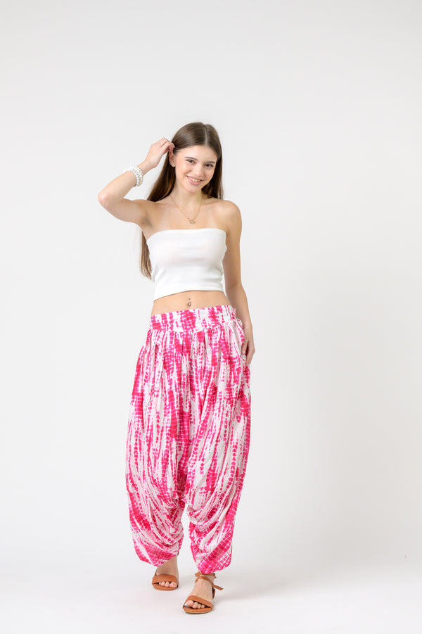 Malibu Tie-Dye Pants - Pink