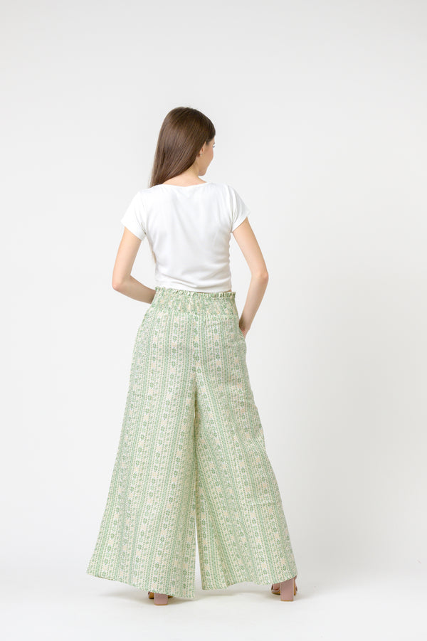 Flower Print Palmas Pants