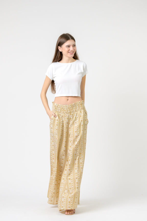 Flower Print Palmas Pants