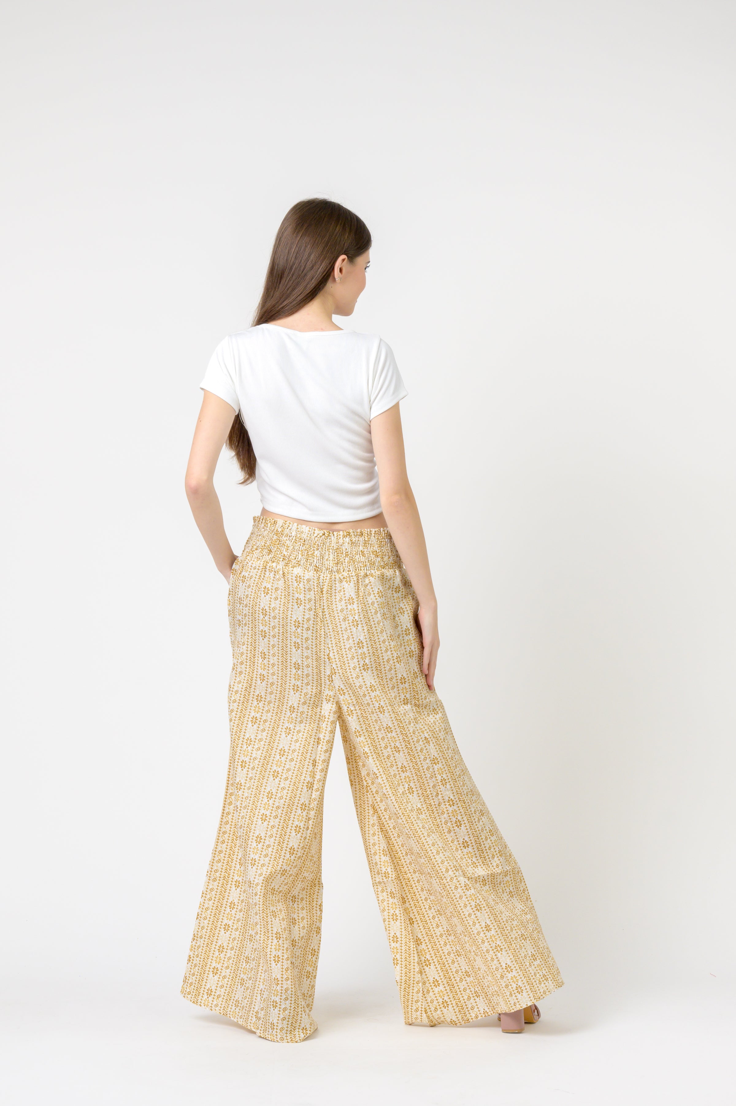 Flower Print Palmas Pants