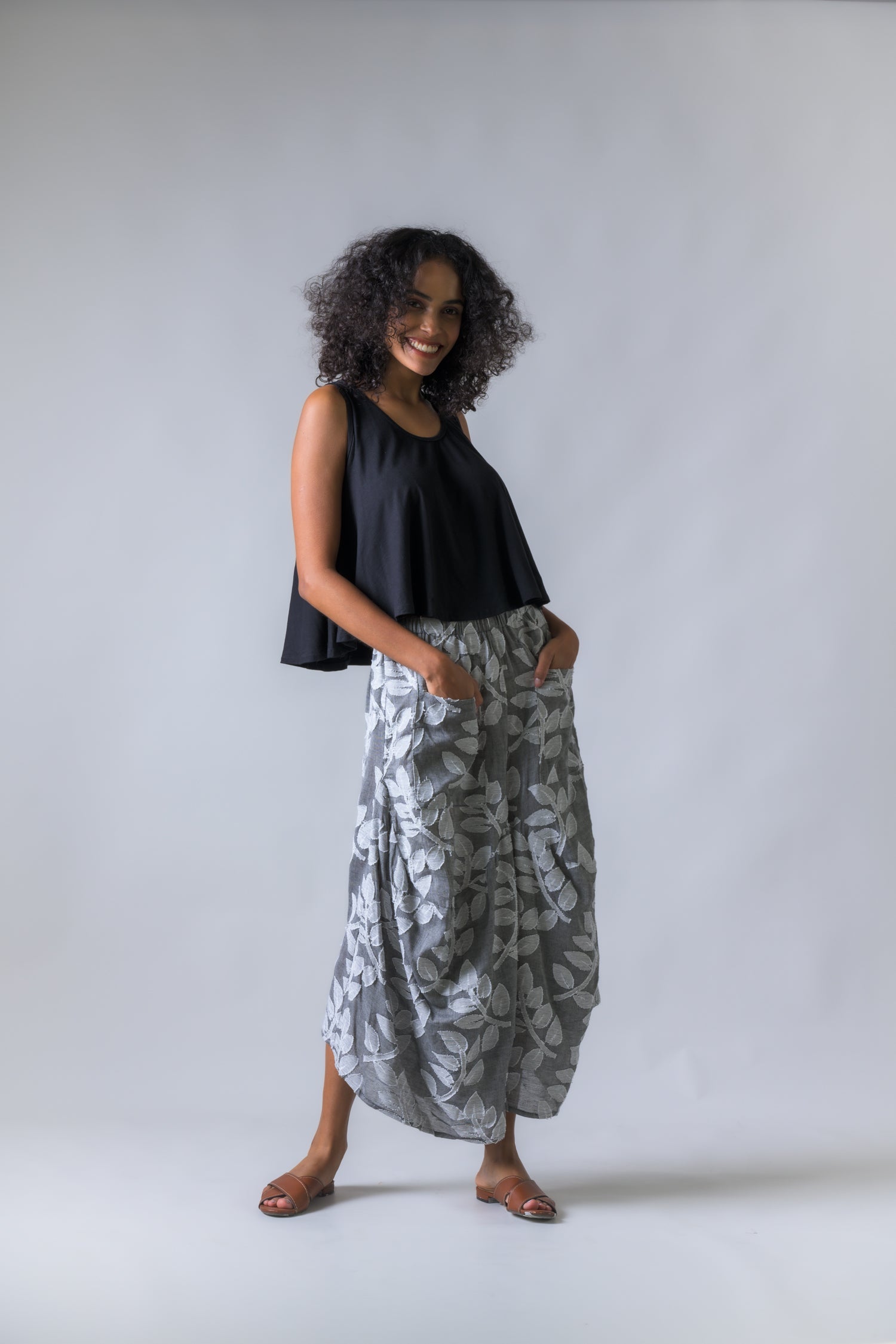 Jacquard Aruba Pants - Grey