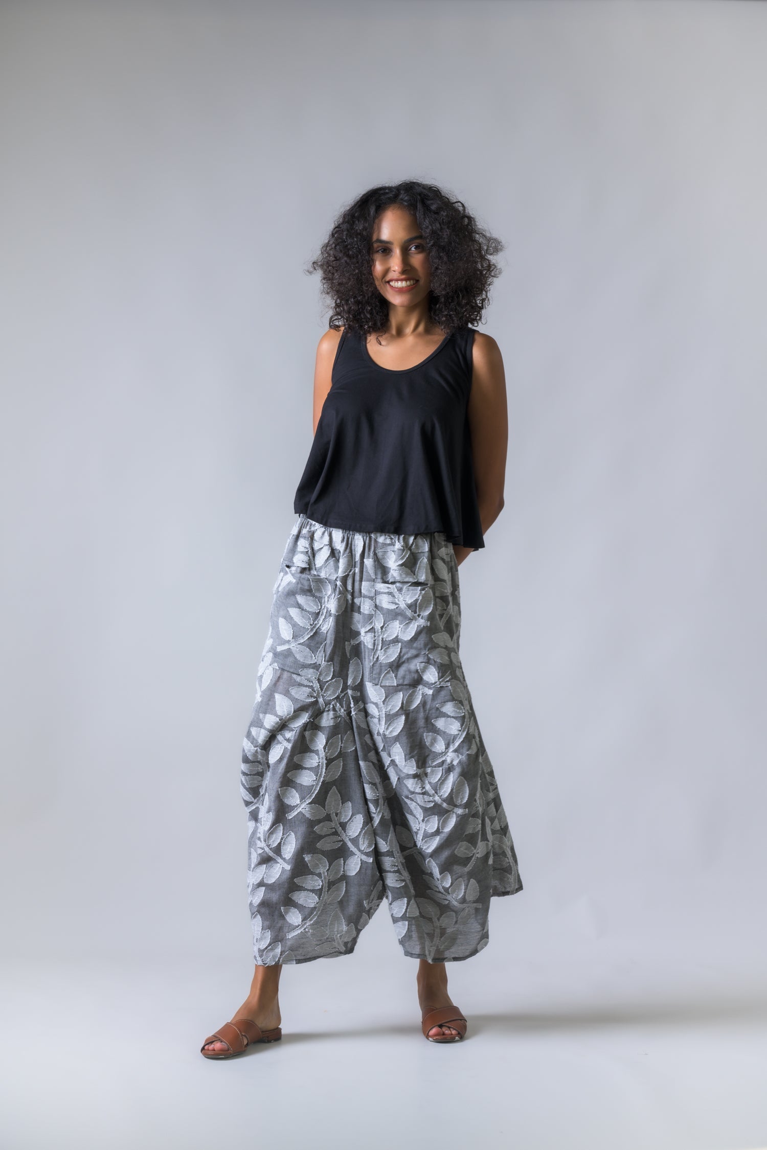 Jacquard Aruba Pants - Grey