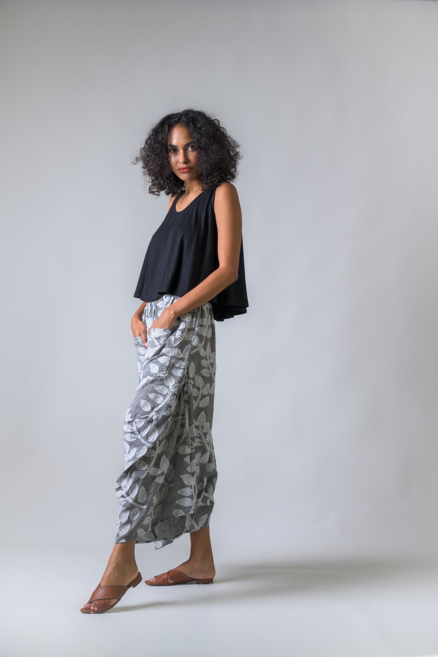 Jacquard Aruba Pants - Grey