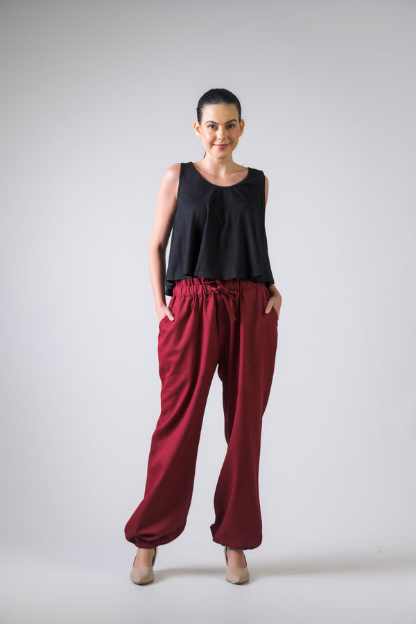 Harbour Pants - Firebrick