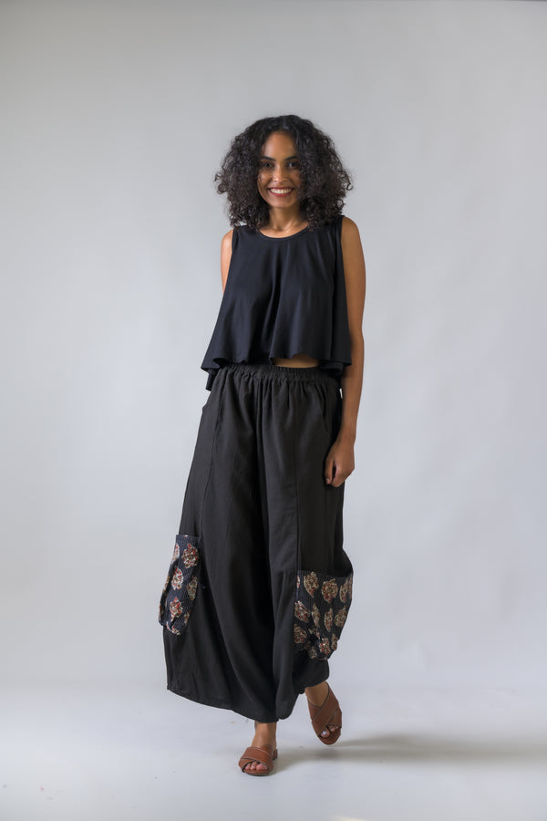 Katha Print Pocket Pants - Assorted