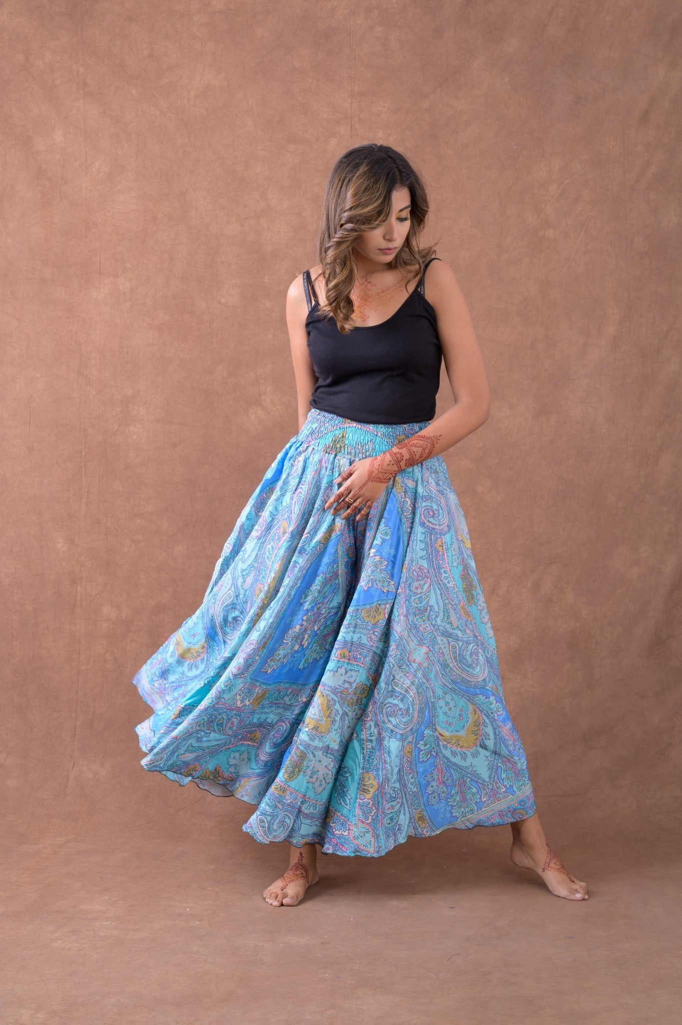 Rhea Printed Wide Leg Pants