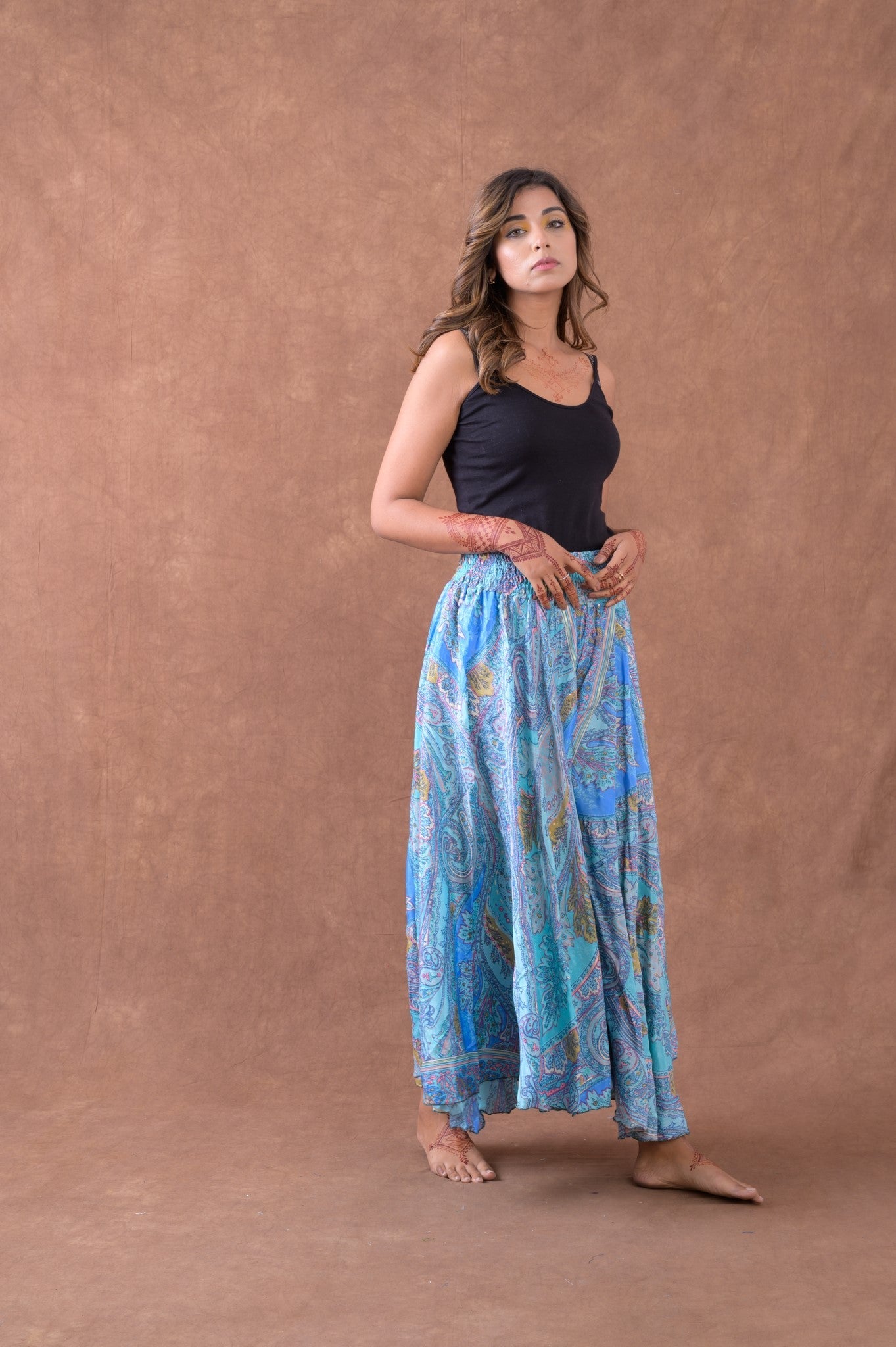 Rhea Printed Wide Leg Pants