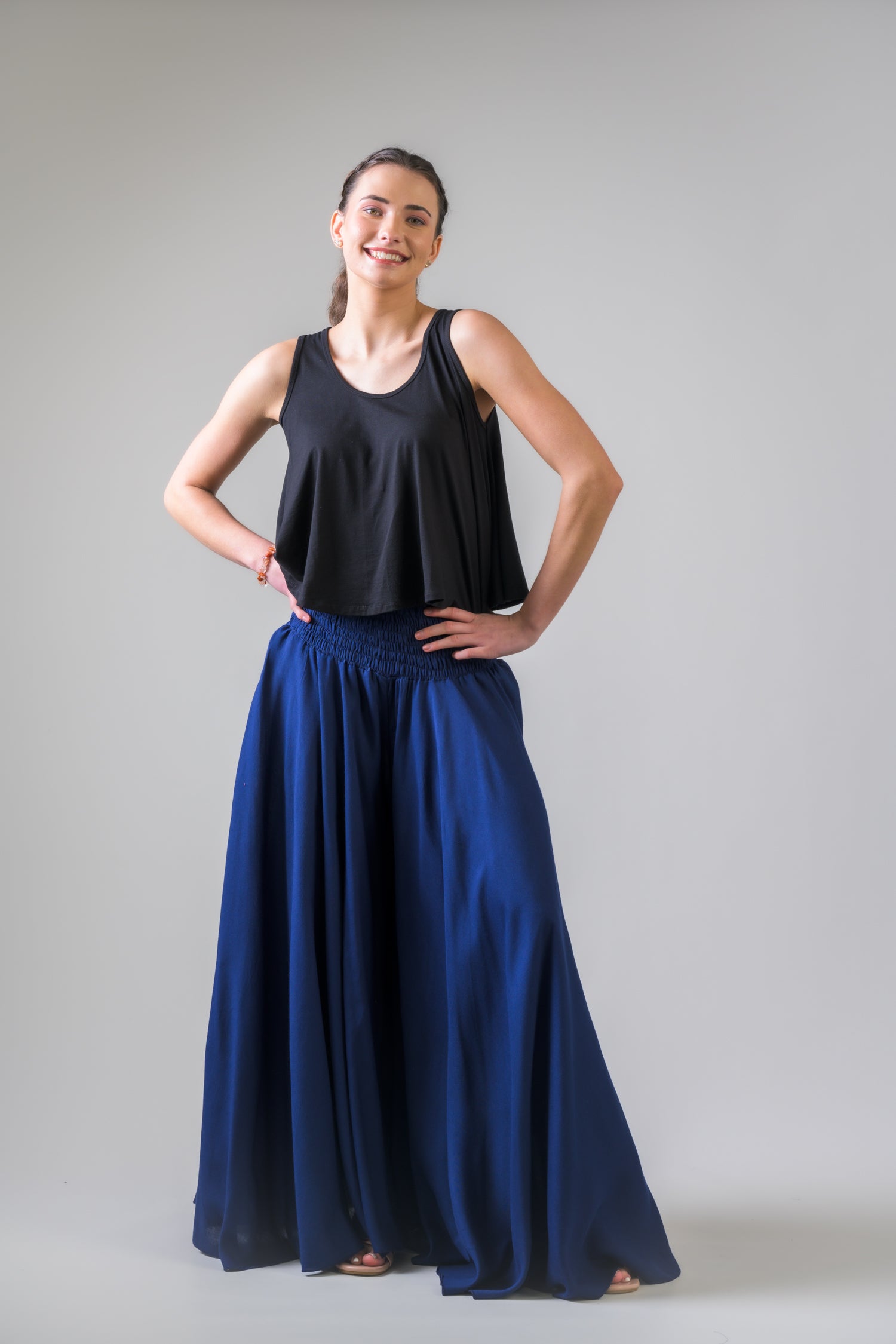 India Town Pants - Navy Blue