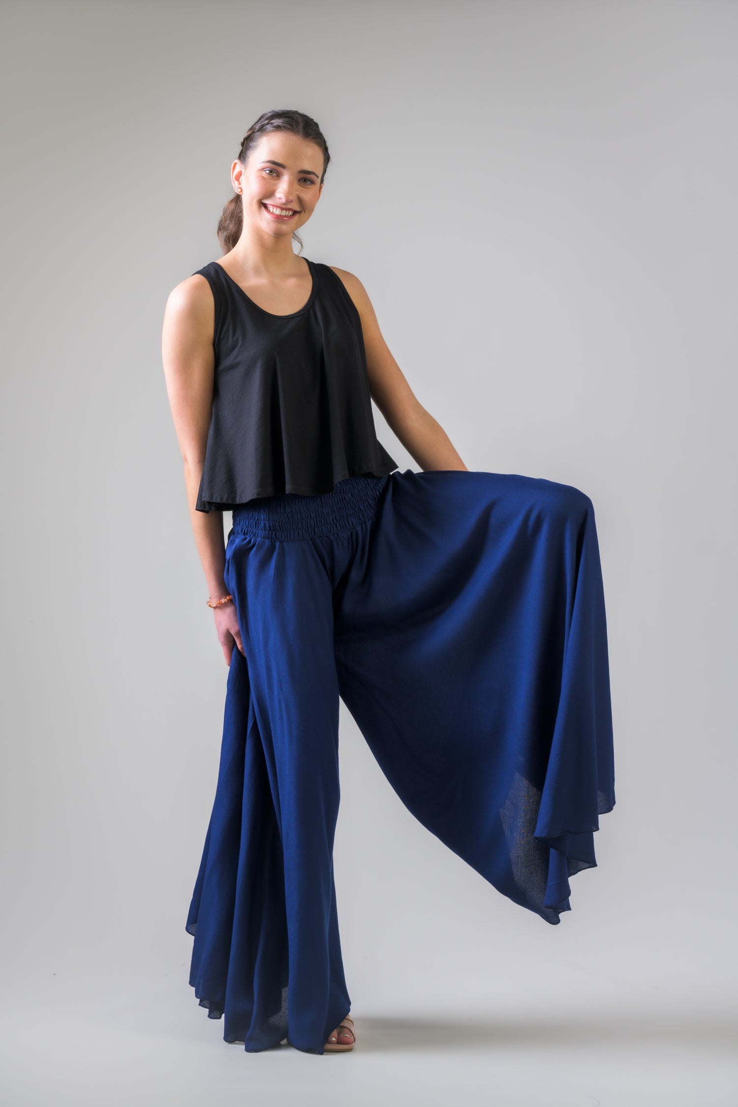 India Town Pants - Navy Blue