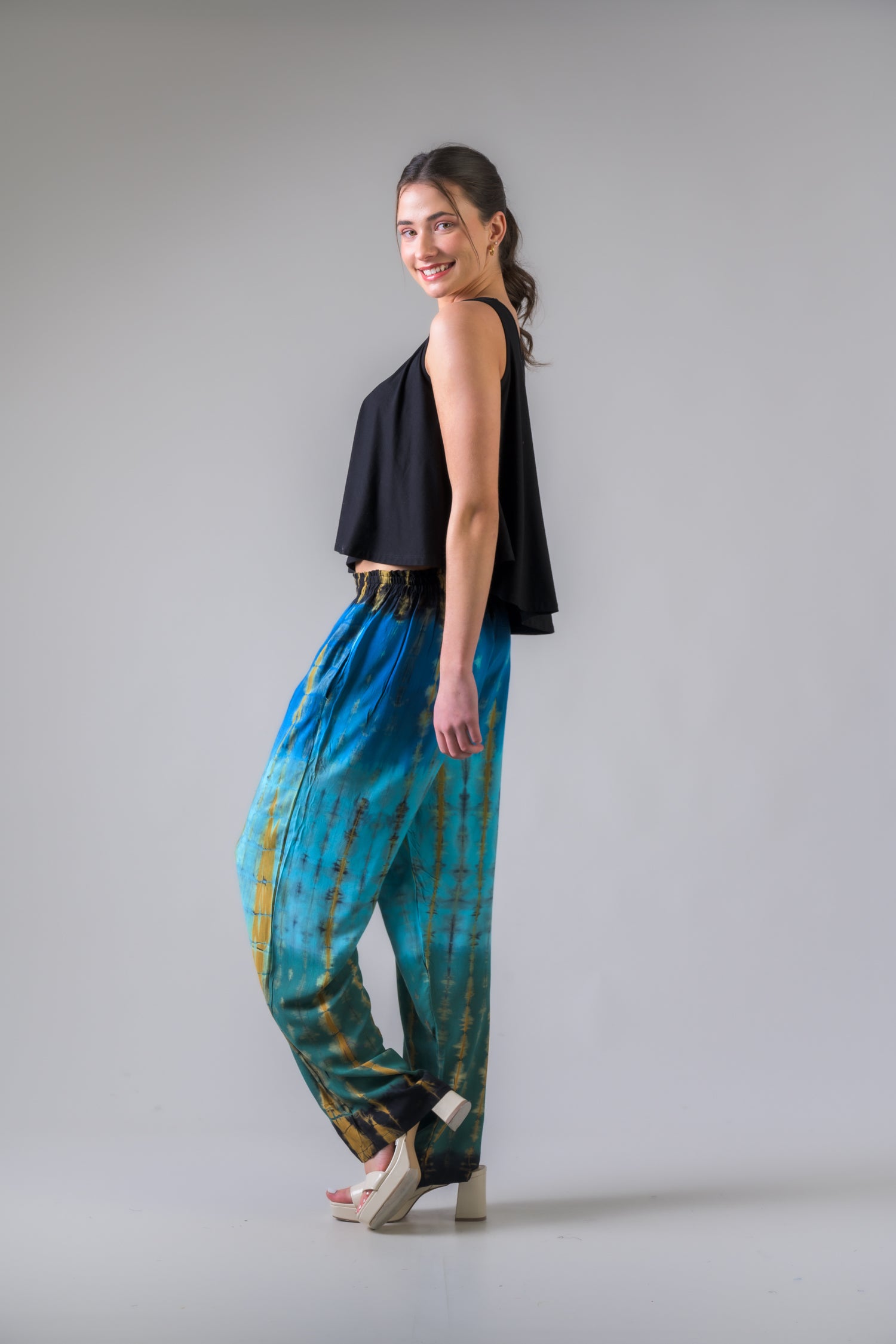 Color Pattern Pants - Assorted