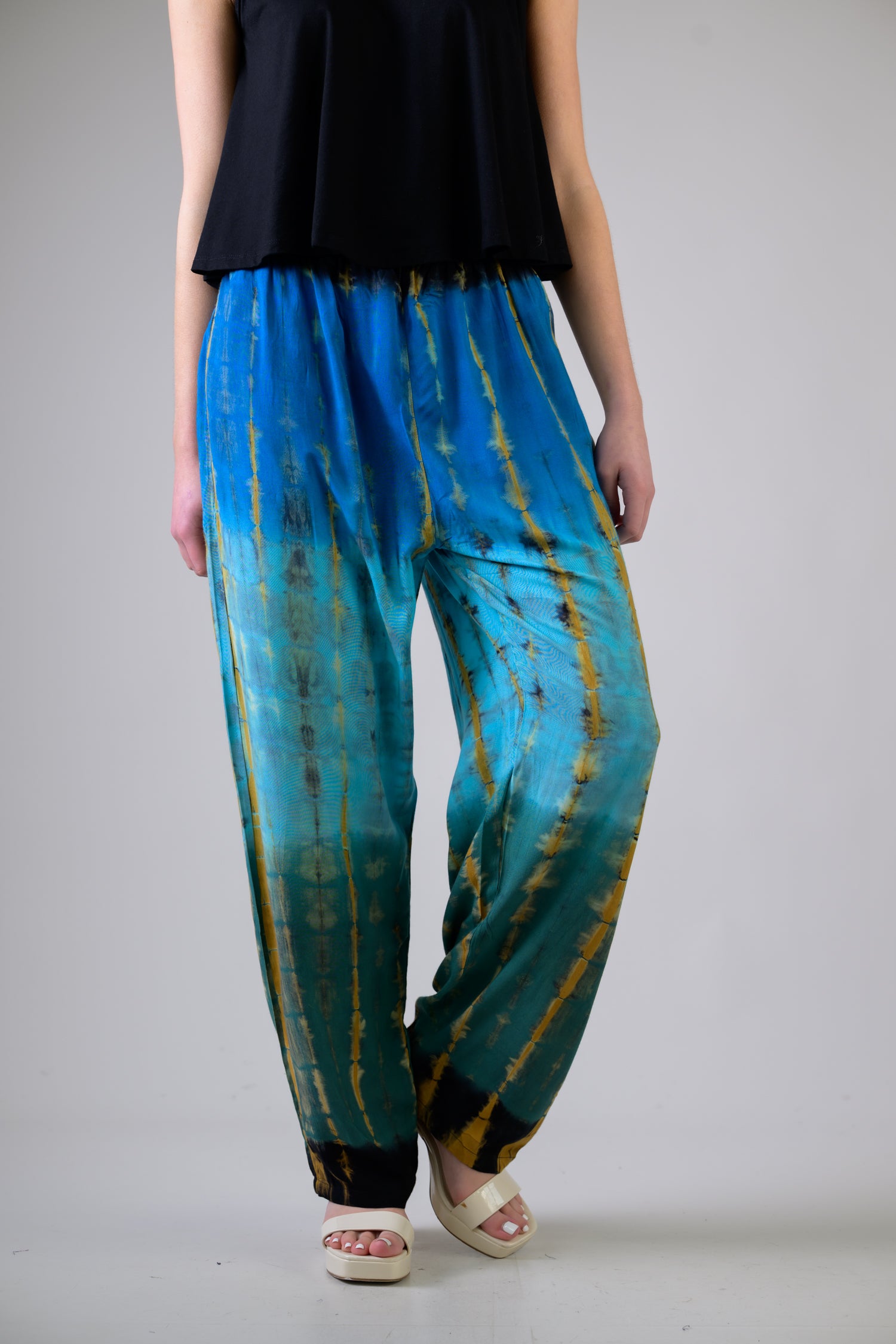 Color Pattern Pants - Assorted