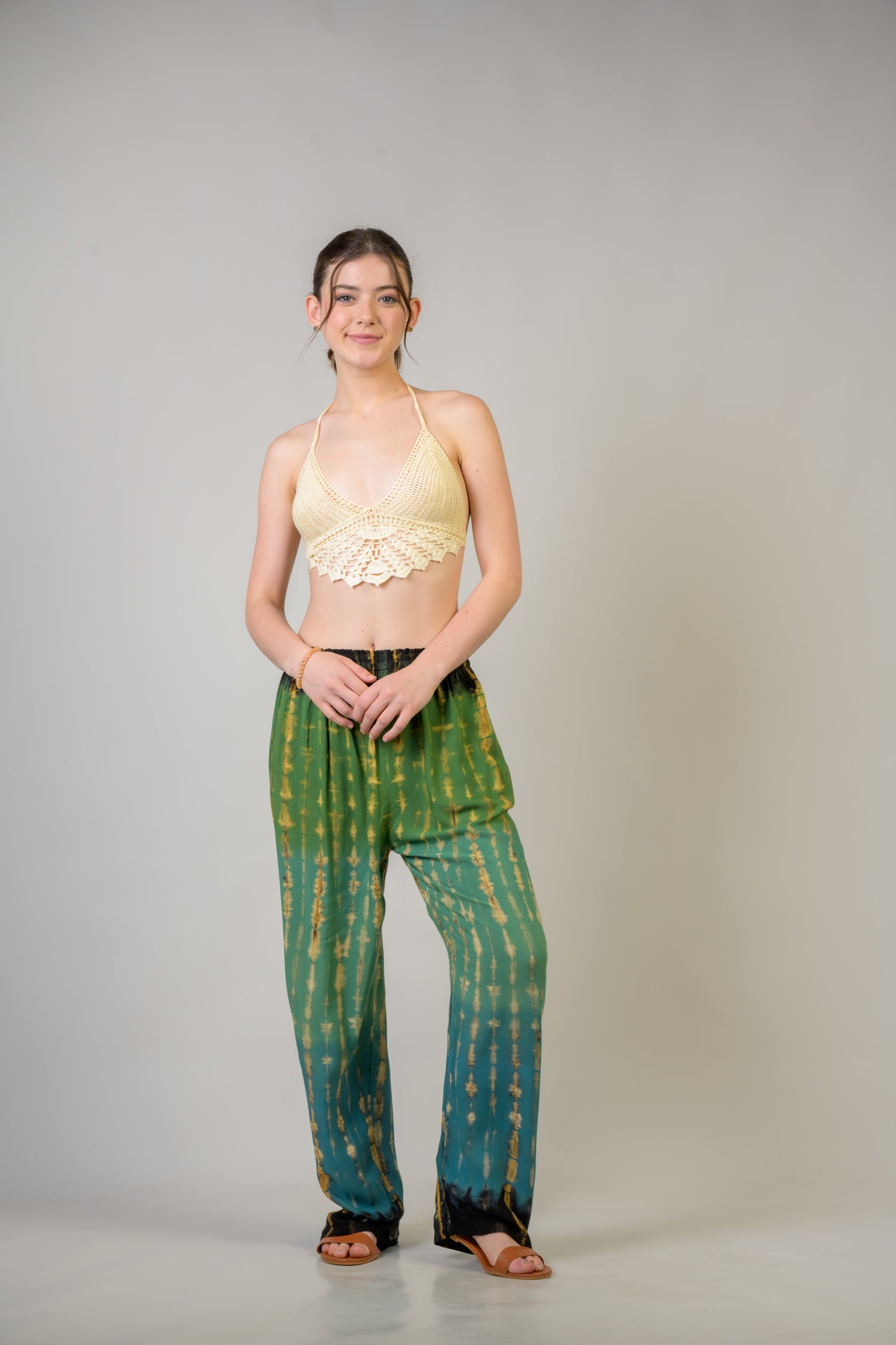 Color Pattern Pants - Assorted